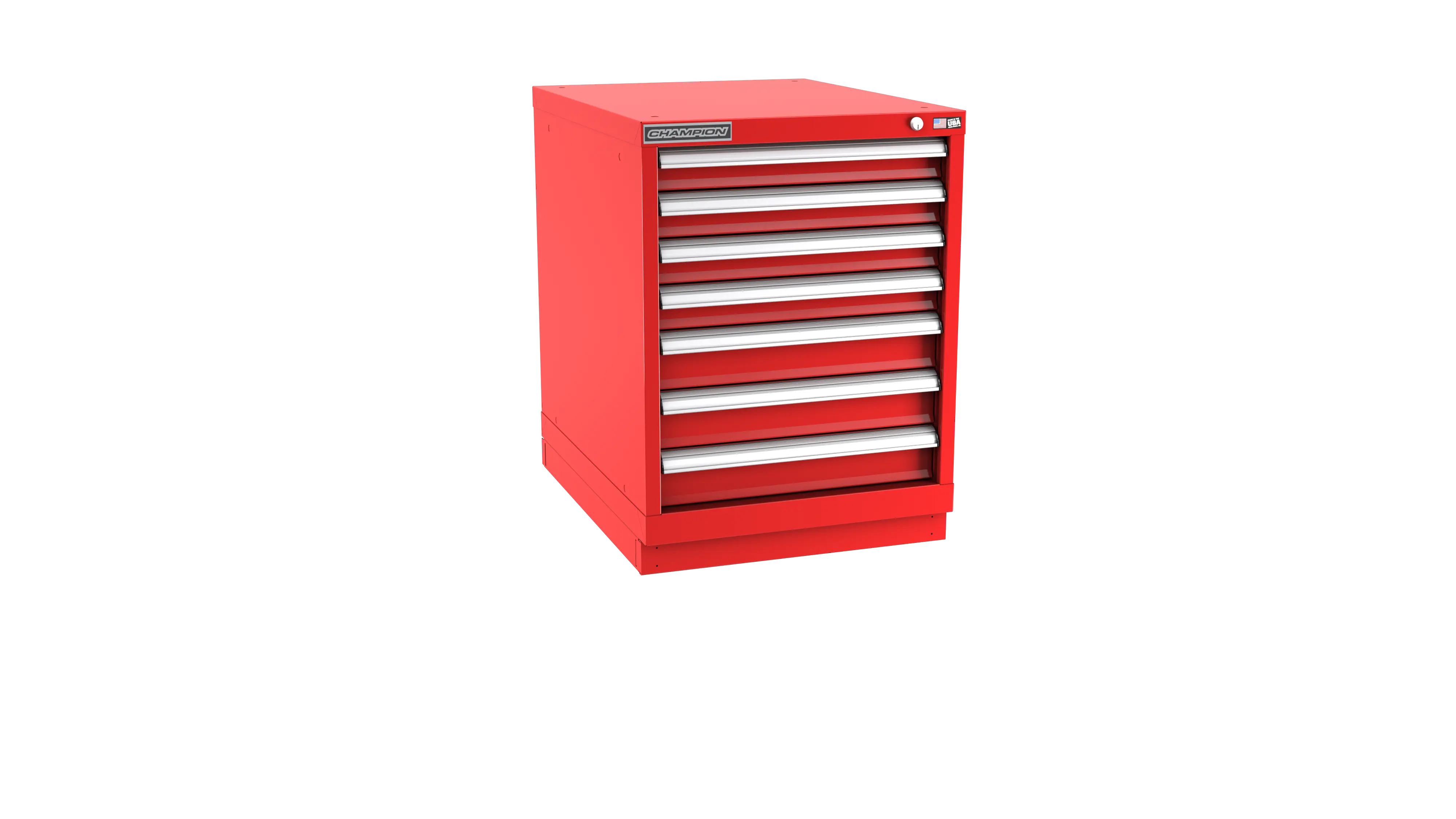 Champion Tool 7-Drawer Modular Cabinet, 22-3/16 W x 29-7/8 H x 28-1/2 D in - CM NW1200-0701-ILC-FTB Champion Tool Storage