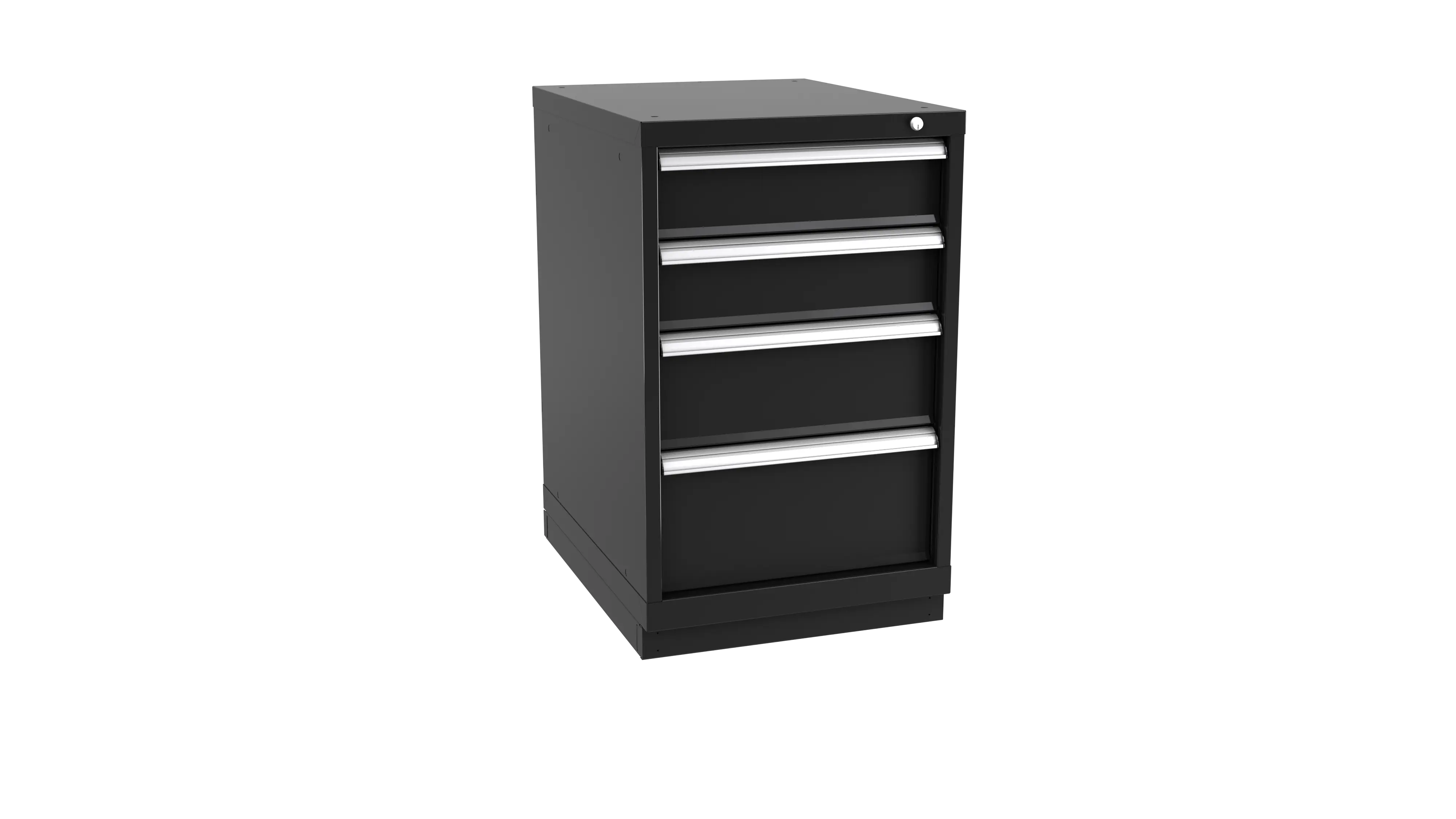 Champion Tool 4-Drawer Metal Modular Storage Cabinet with 29 Internal Compartments, 22-3/16 W x 35-7/8 H x 28-1/2 D in - CM NW1500-0402-ILC-FTB Champion Tool Storage