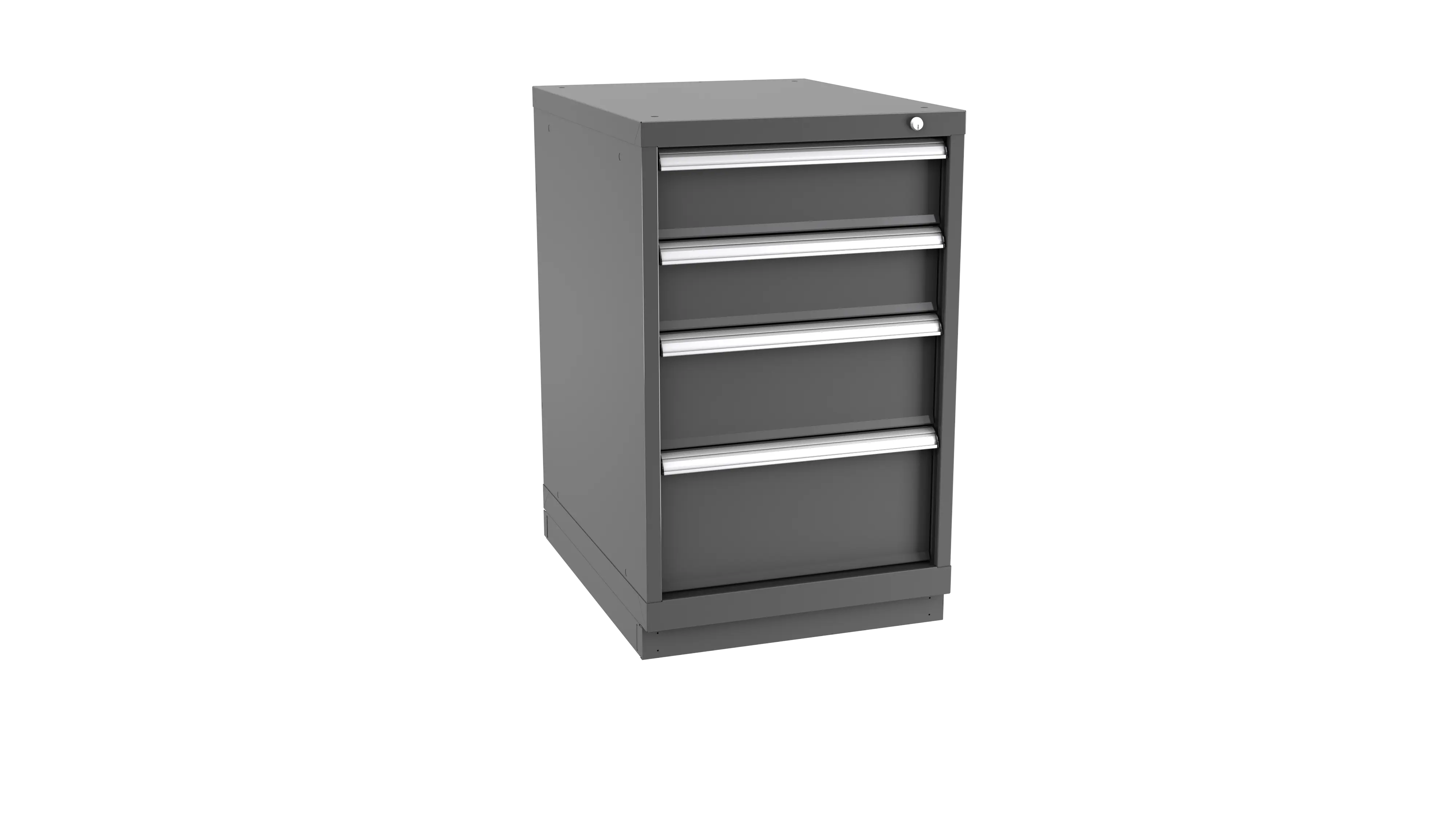 Champion Tool 4-Drawer Metal Modular Storage Cabinet with 29 Internal Compartments, 22-3/16 W x 35-7/8 H x 28-1/2 D in - CM NW1500-0402-ILC-FTB Champion Tool Storage