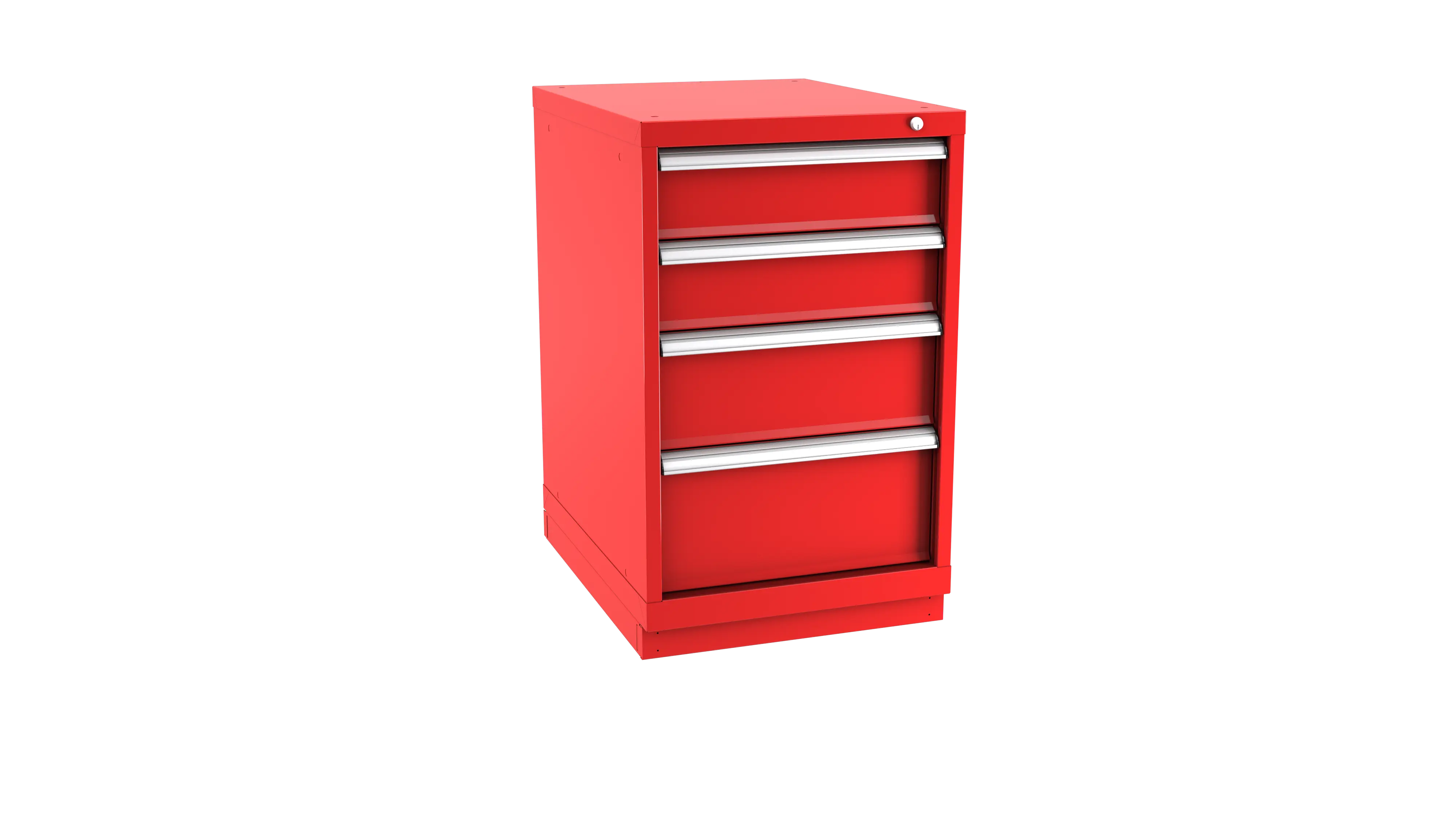 Champion Tool 4-Drawer Metal Modular Storage Cabinet with 29 Internal Compartments, 22-3/16 W x 35-7/8 H x 28-1/2 D in - CM NW1500-0402-ILC-FTB Champion Tool Storage