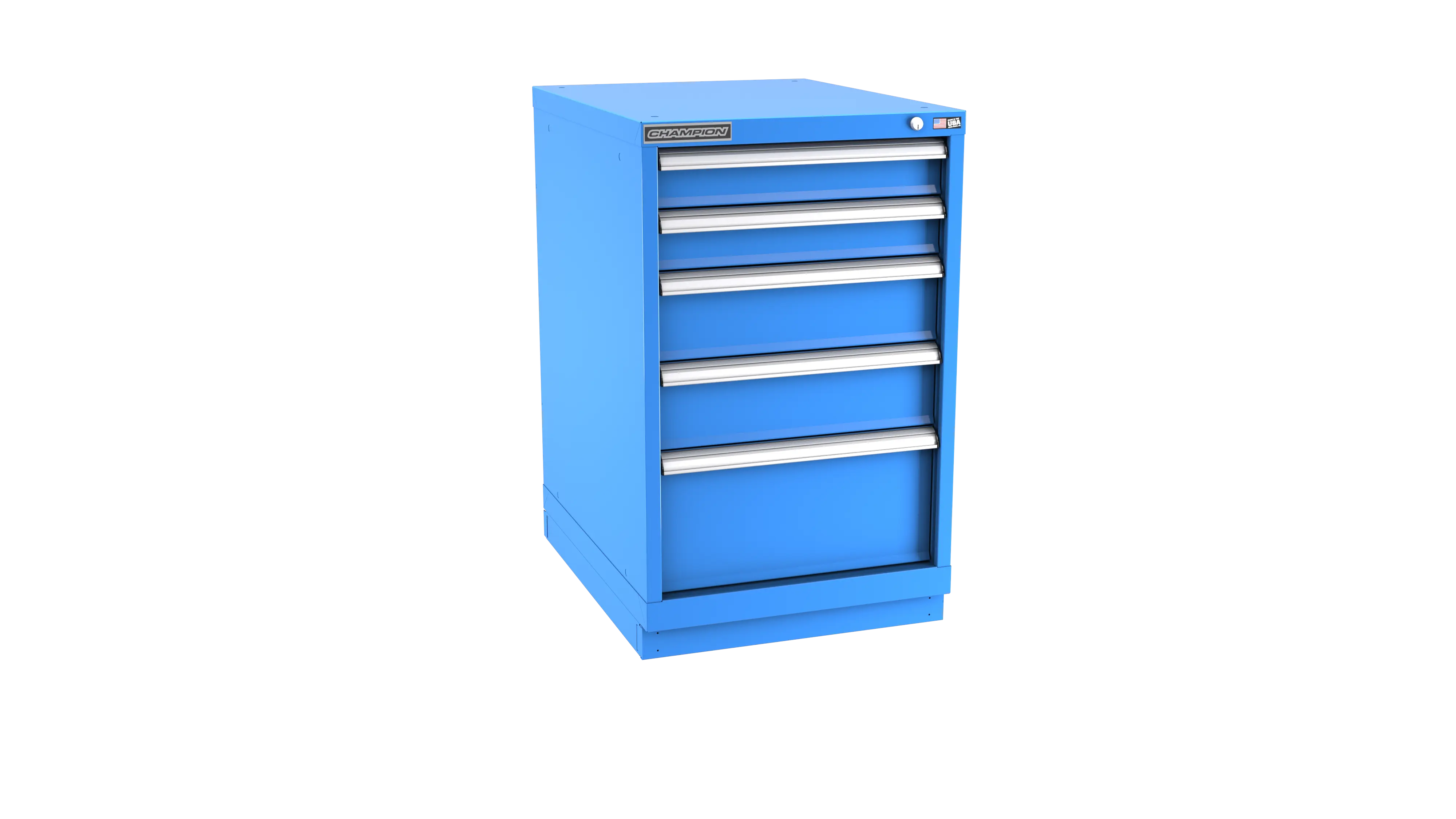 Champion Tool 5-Drawer Modular Cabinet, 22-3/16 W x 35-7/8 H x 28-1/2 D in - CM NW1500-0501-ILC-FTB Champion Tool Storage