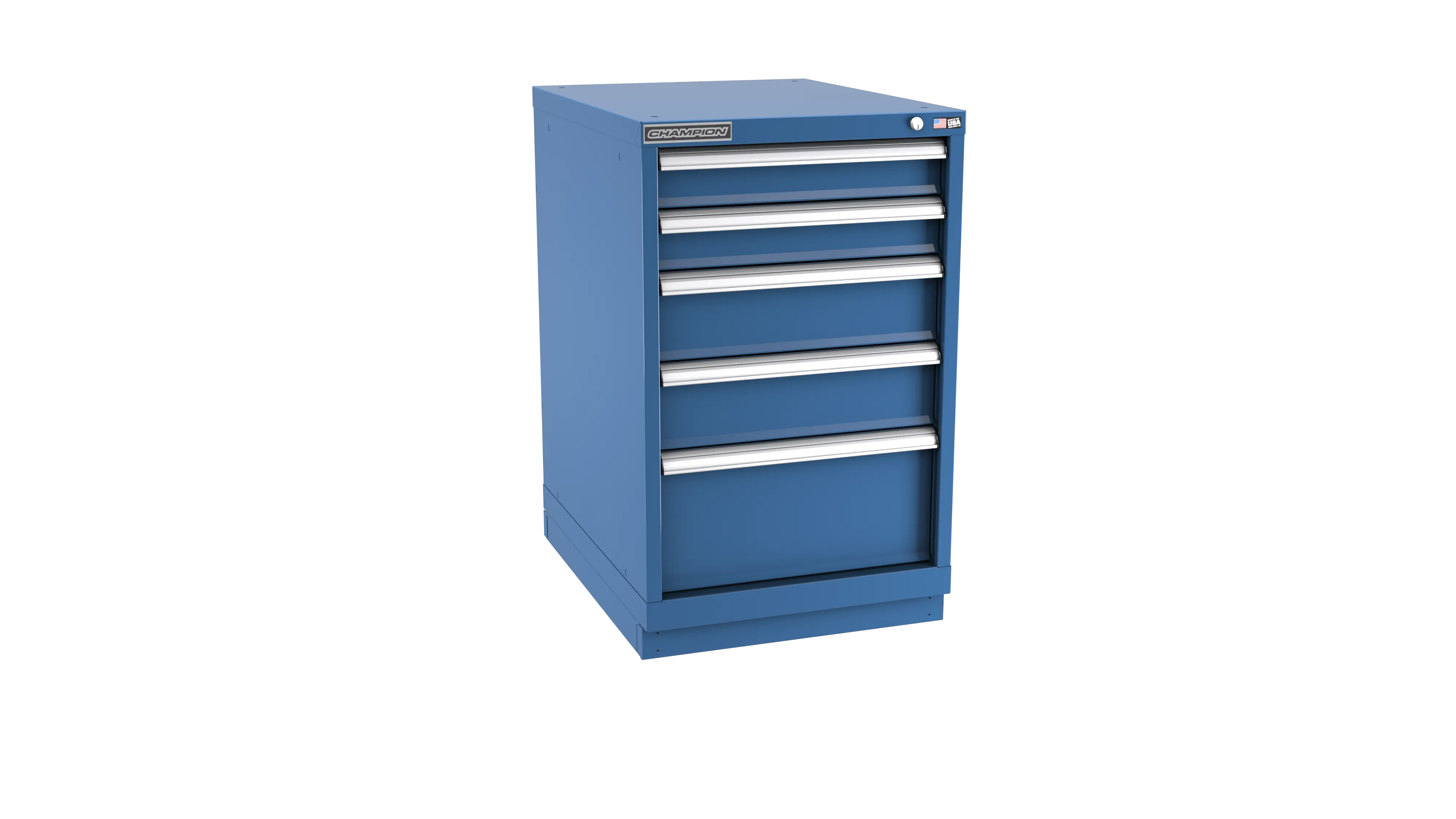 Champion Tool 5-Drawer Modular Cabinet, 22-3/16 W x 35-7/8 H x 28-1/2 D in - CM NW1500-0501-ILC-FTB Champion Tool Storage