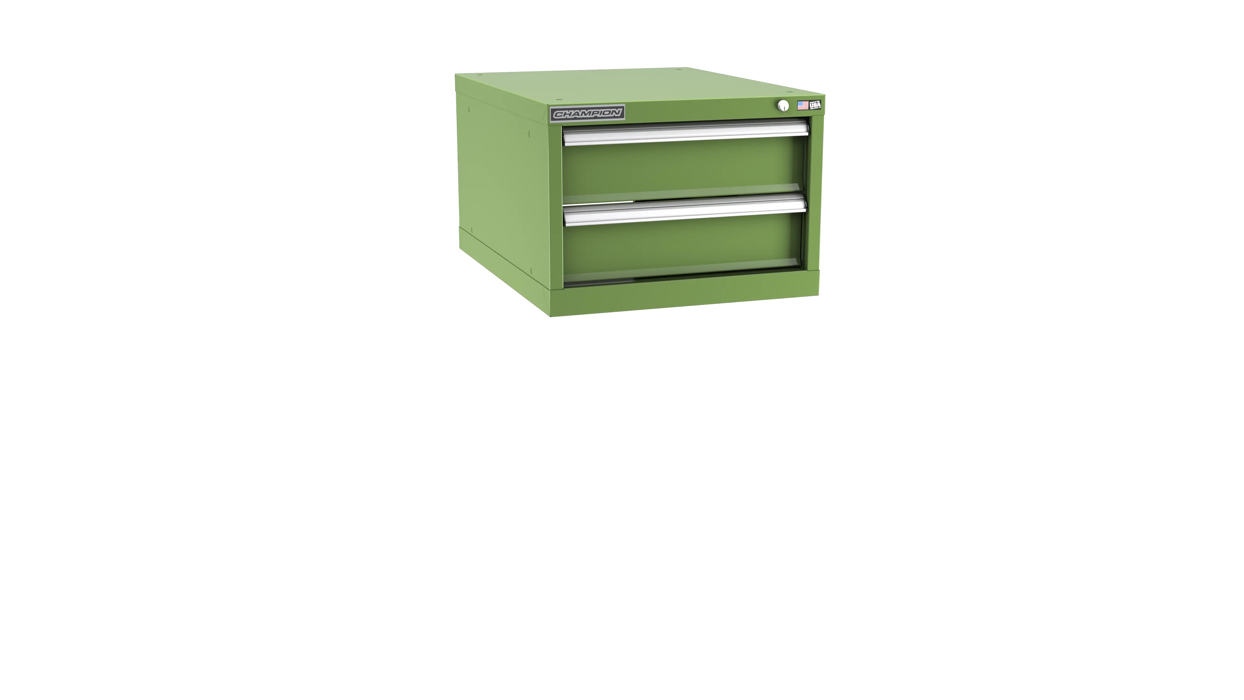 Champion Tool 2-Drawer Modular Cabinet, 22-3/16 W x 15-3/4 H x 28-1/2 D in, 5-1/8 D in Drawer Height - CM NW600-0201-ILC Champion Tool Storage