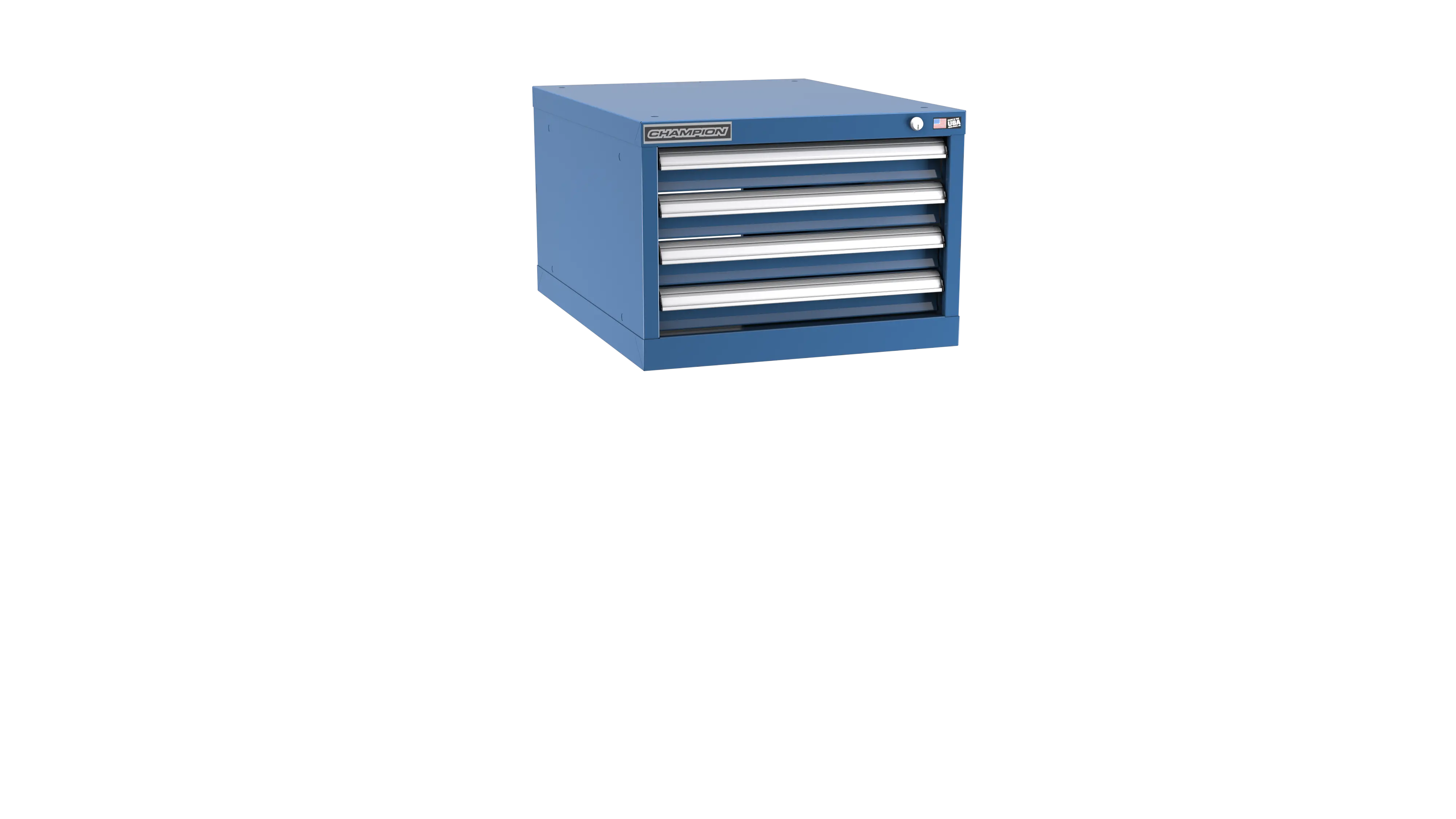 Champion Tool 4-Drawer Modular Cabinet, 22-3/16 W x 15-3/4 H x 28-1/2 D in - CM NW600-0401-ILC Champion Tool Storage