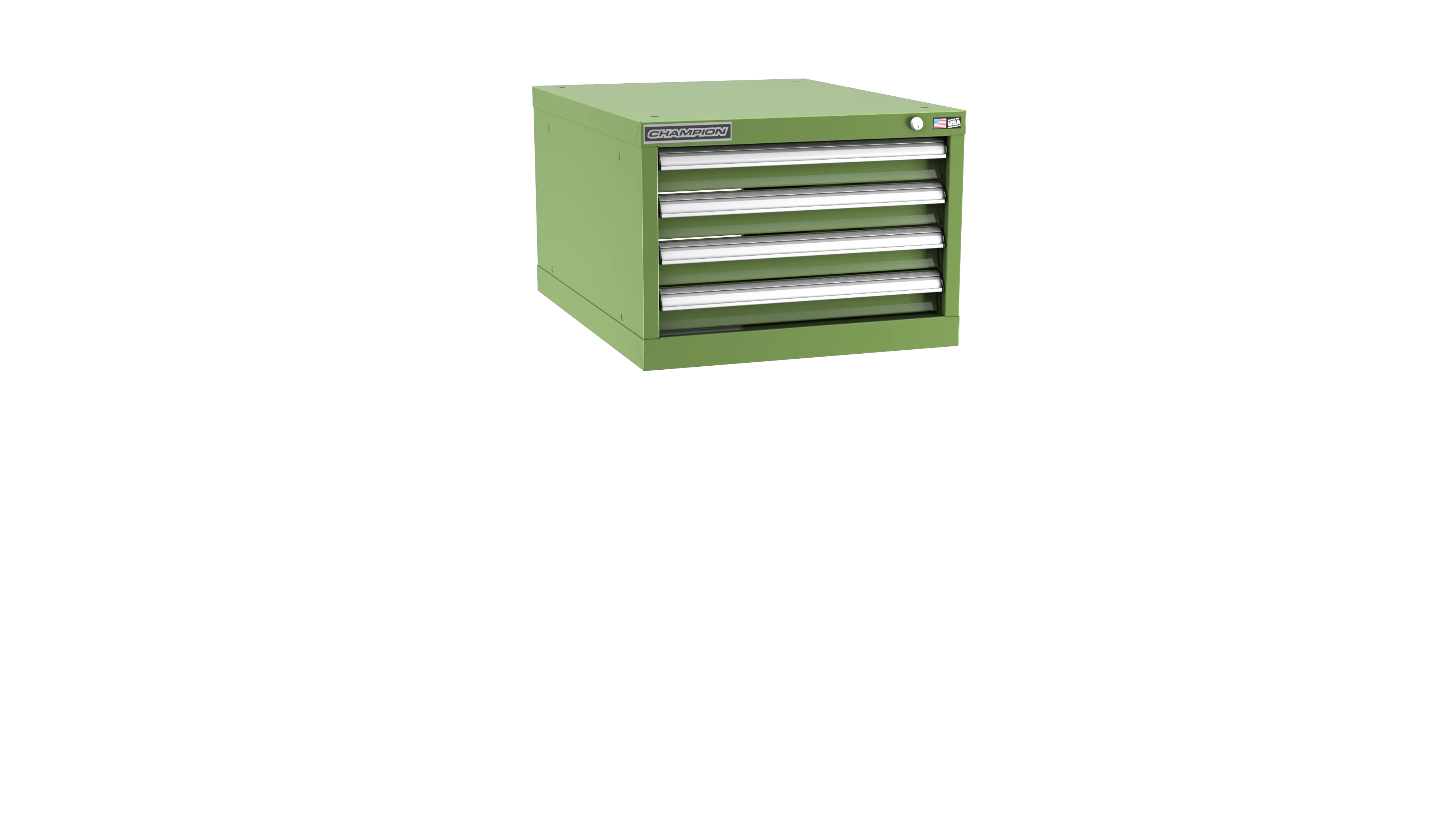 Champion Tool 4-Drawer Modular Cabinet, 22-3/16 W x 15-3/4 H x 28-1/2 D in - CM NW600-0401-ILC Champion Tool Storage