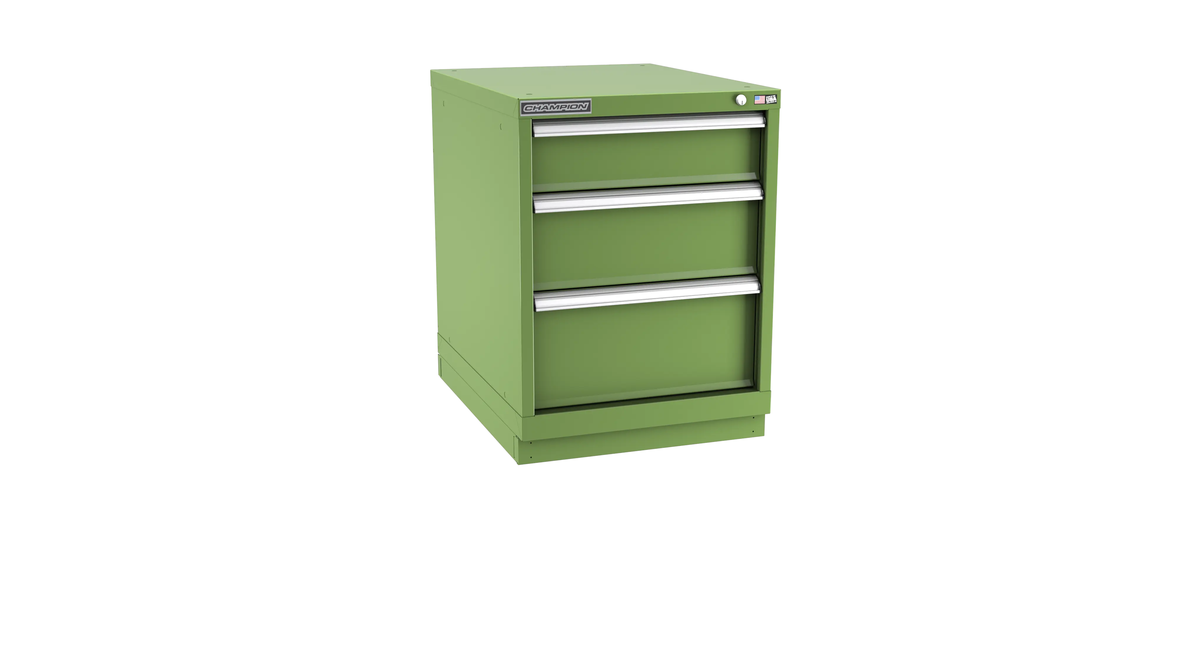 Champion Tool 3-Drawer Modular Cabinet, 22-3/16 W x 29-7/8 H x 22-1/2 D in - CM NWS1200-0301-ILC-FTB Champion Tool Storage