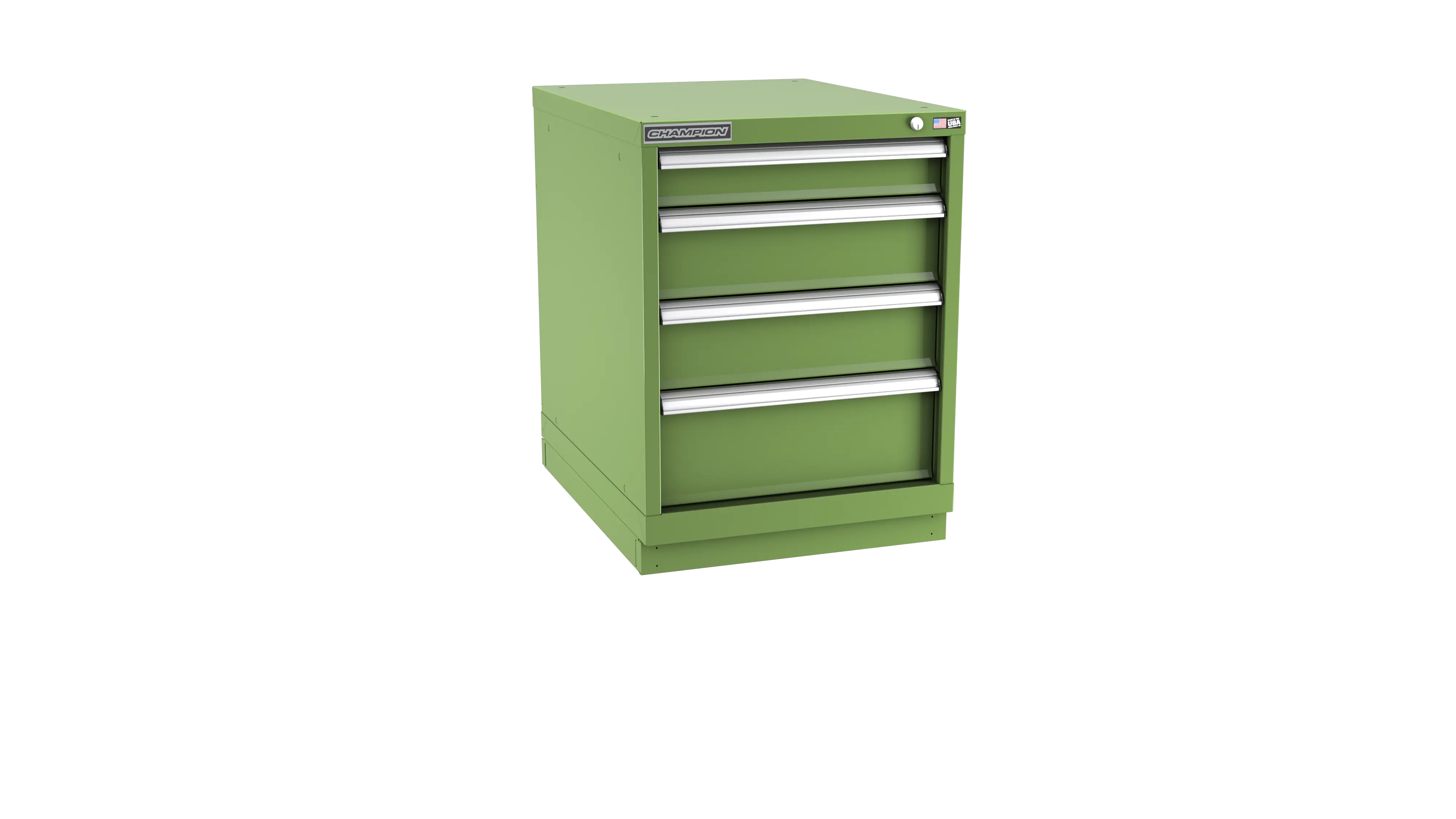 Champion Tool 4-Drawer Metal Modular Storage Cabinet with 33 Internal Compartments, 22-3/16 W x 29-7/8 H x 22-1/2 D in - CM NWS1200-0401-ILC-FTB Champion Tool Storage