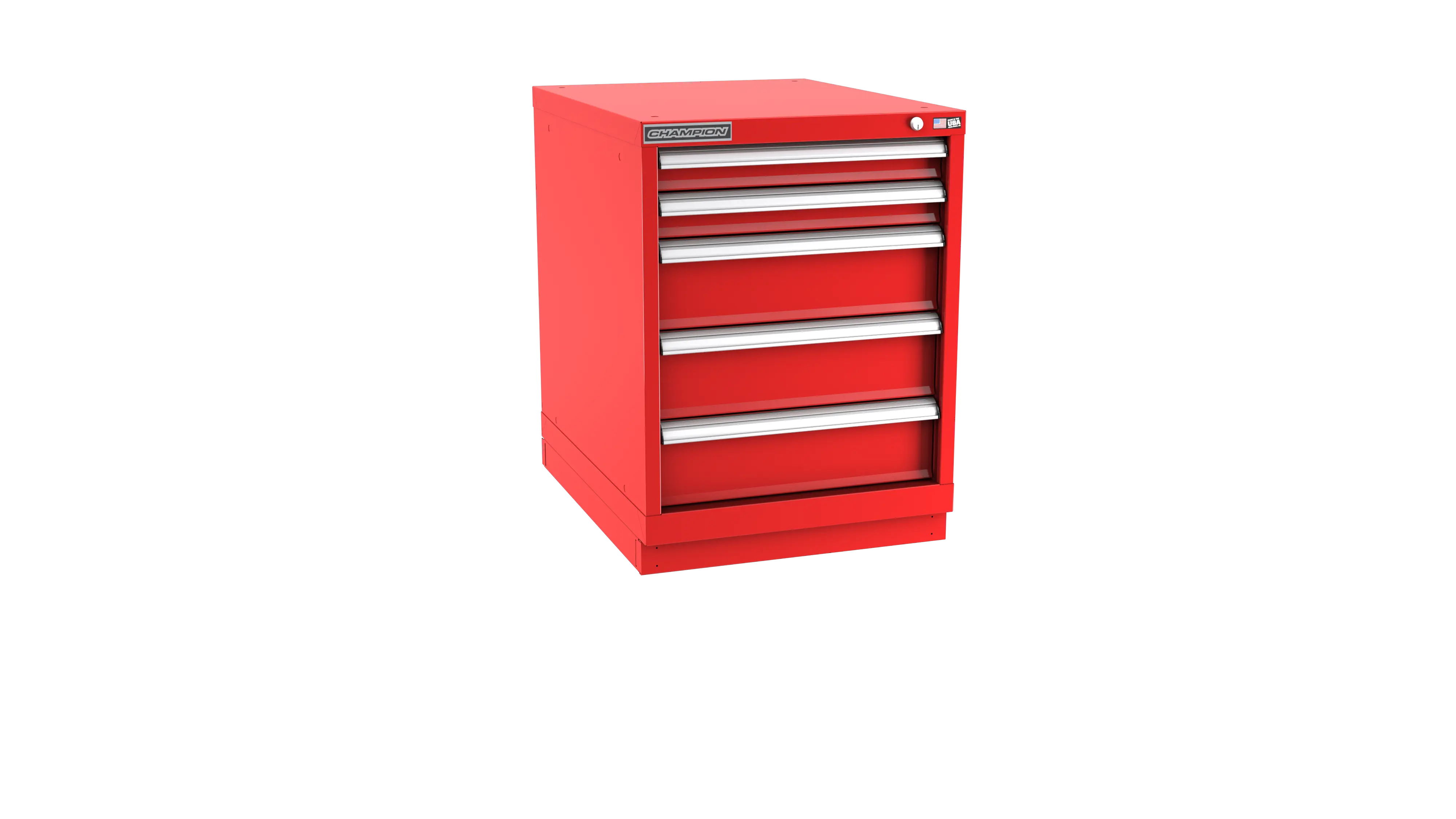 Champion Tool 5-Drawer Metal Modular Storage Cabinet with 42 Internal Compartments, 22-3/16 W x 29-7/8 H x 22-1/2 D in - CM NWS1200-0501-ILC-FTB Champion Tool Storage
