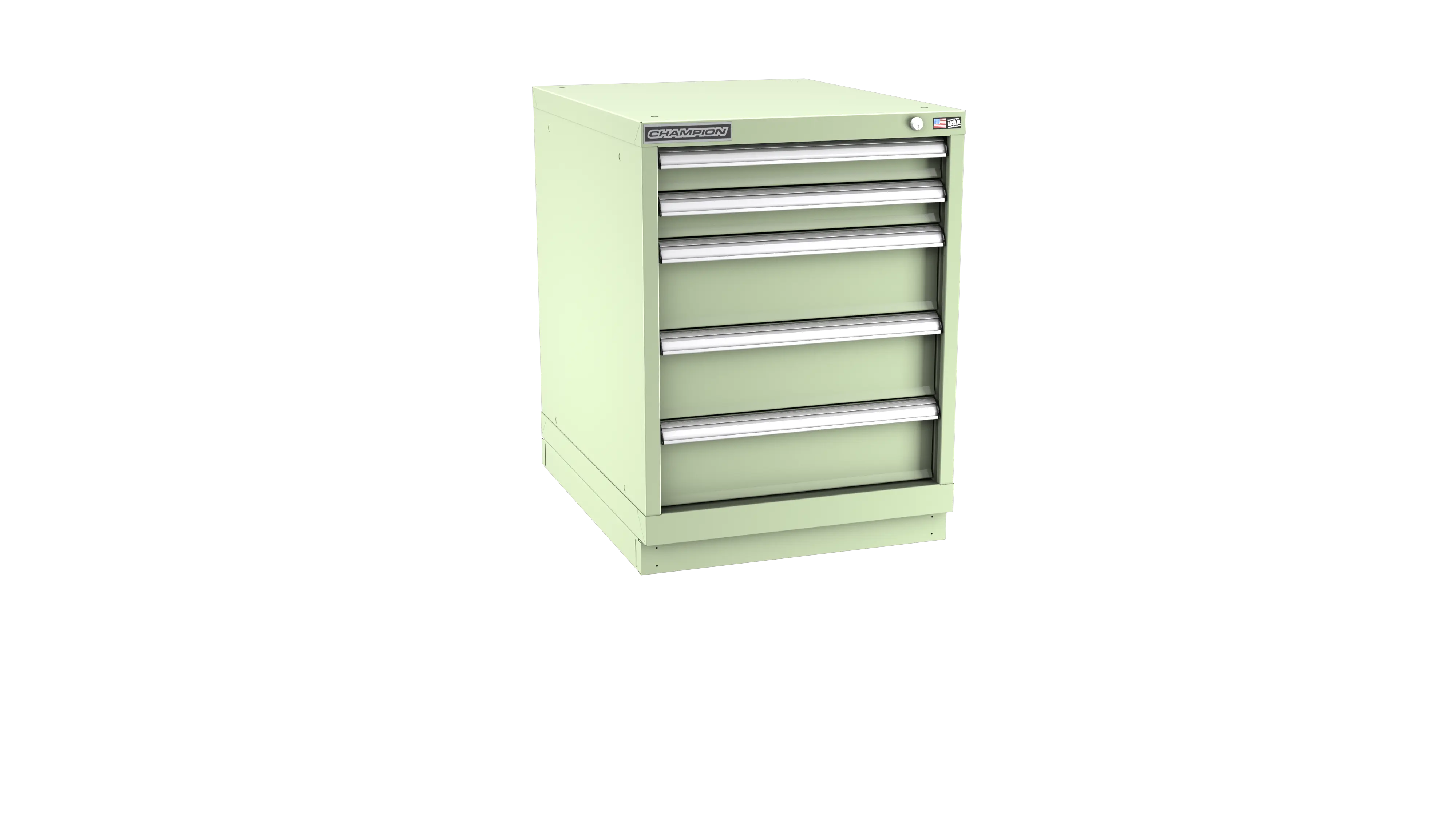 Champion Tool 5-Drawer Metal Modular Storage Cabinet with 42 Internal Compartments, 22-3/16 W x 29-7/8 H x 22-1/2 D in - CM NWS1200-0501-ILC-FTB Champion Tool Storage