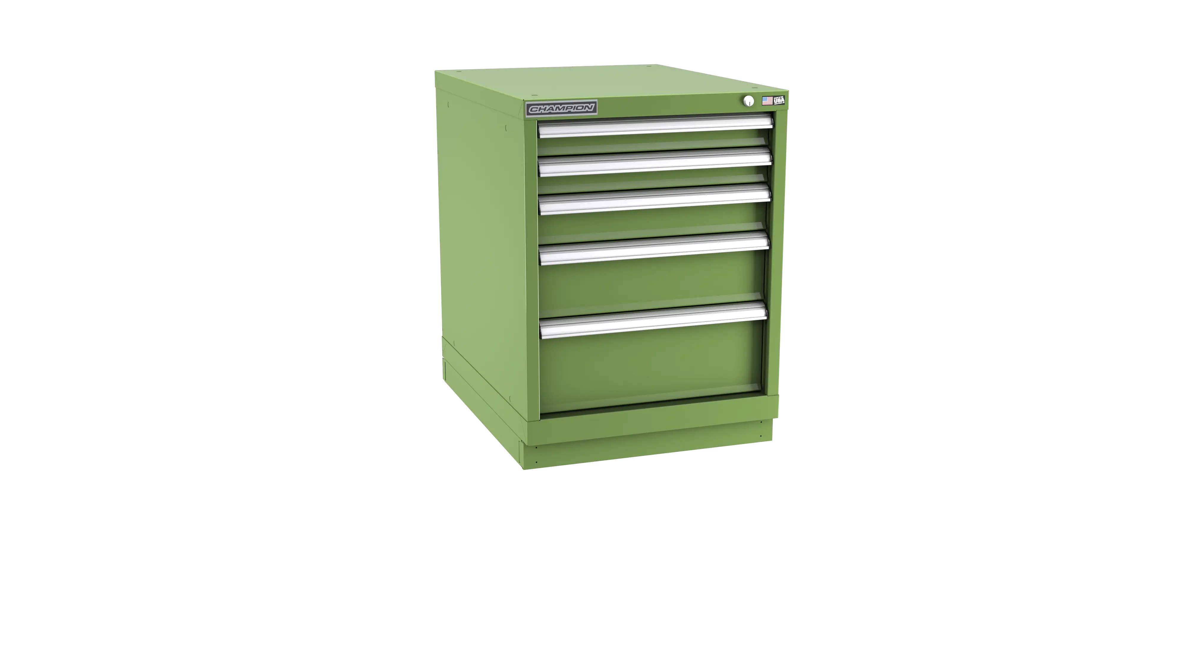 Champion Tool 5-Drawer Metal Modular Storage Cabinet with 49 Internal Compartments, 22-3/16 W x 29-7/8 H x 22-1/2 D in - CM NWS1200-0502-ILC-FTB Champion Tool Storage
