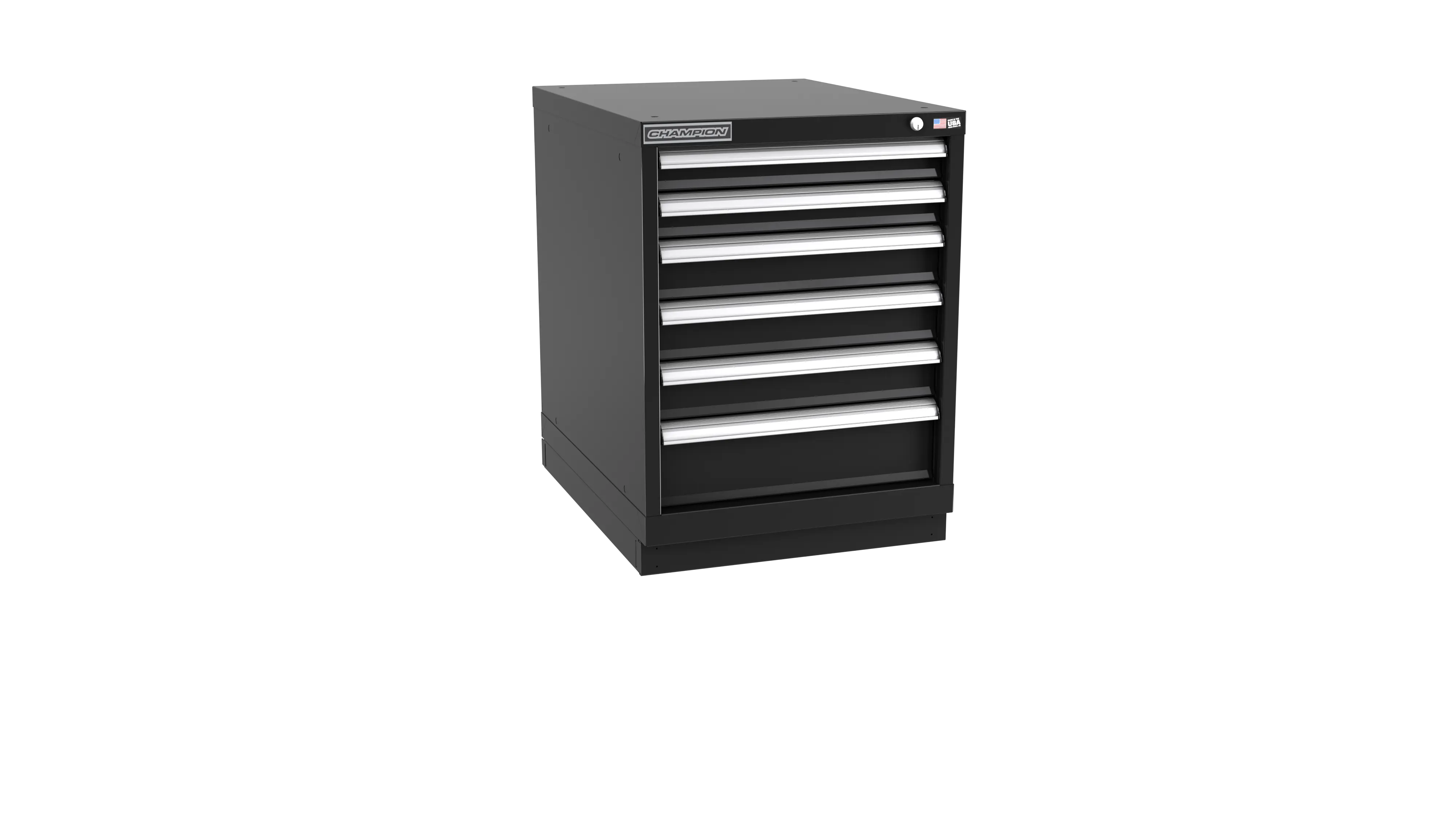 Champion Tool 6-Drawer Modular Cabinet, 22-3/16 W x 29-7/8 H x 22-1/2 D in - CM NWS1200-0601-ILC-FTB Champion Tool Storage