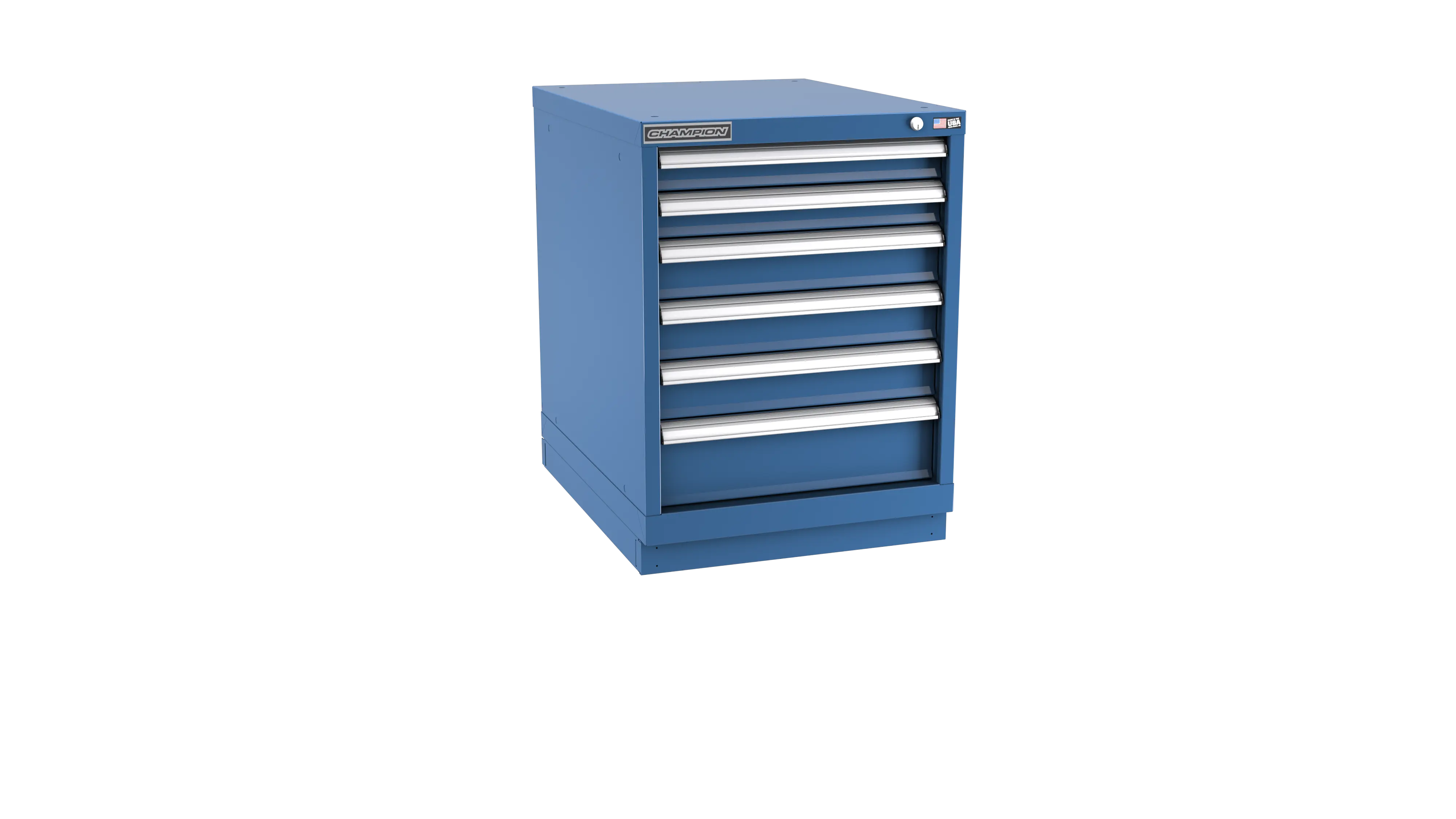 Champion Tool 6-Drawer Modular Cabinet, 22-3/16 W x 29-7/8 H x 22-1/2 D in - CM NWS1200-0601-ILC-FTB Champion Tool Storage
