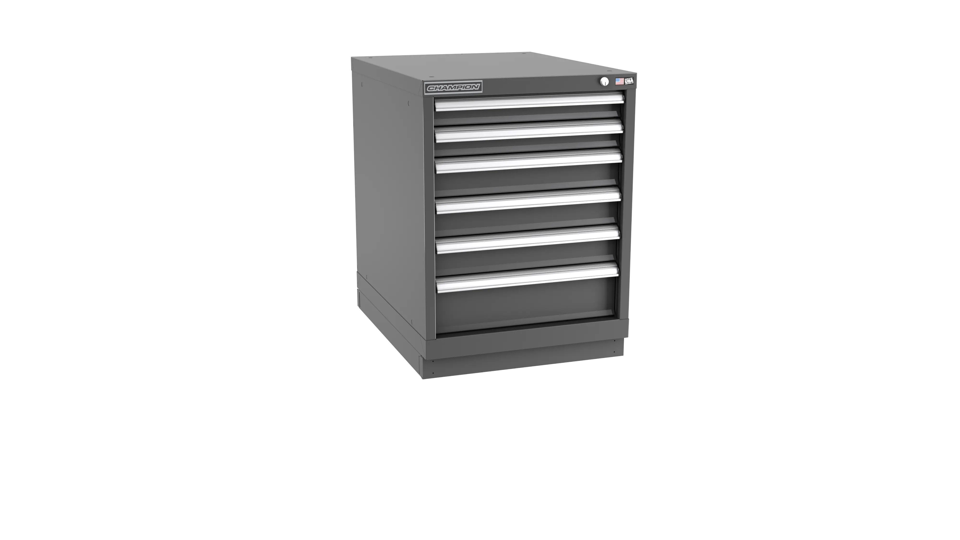 Champion Tool 6-Drawer Modular Cabinet, 22-3/16 W x 29-7/8 H x 22-1/2 D in - CM NWS1200-0601-ILC-FTB Champion Tool Storage