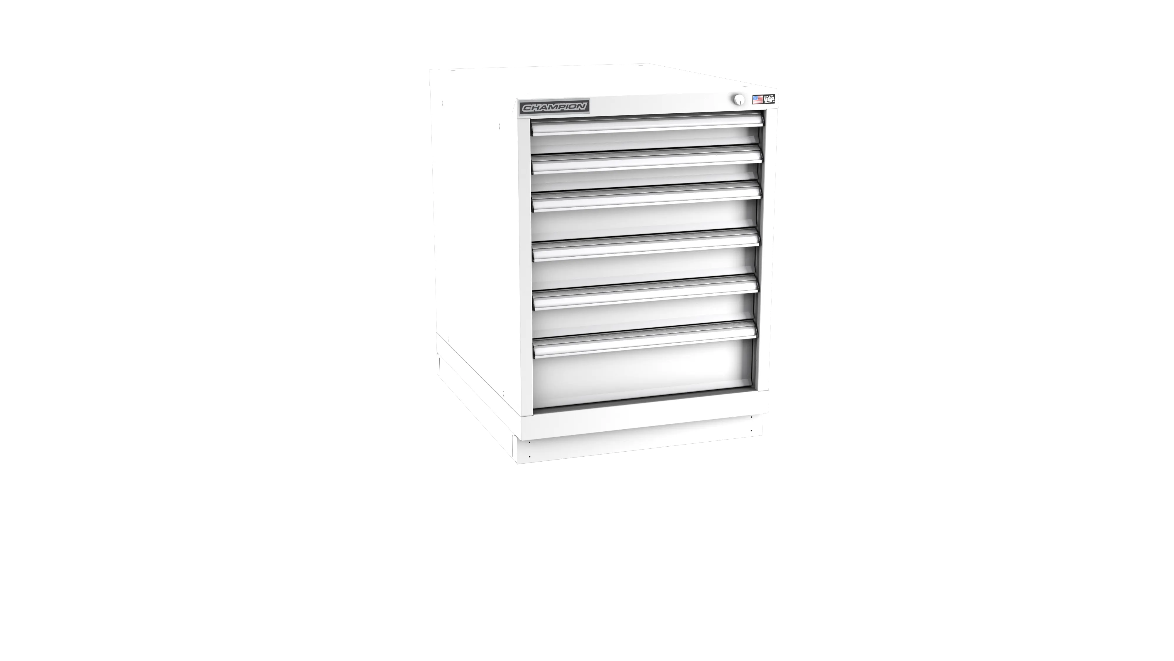 Champion Tool 6-Drawer Modular Cabinet, 22-3/16 W x 29-7/8 H x 22-1/2 D in - CM NWS1200-0601-ILC-FTB Champion Tool Storage
