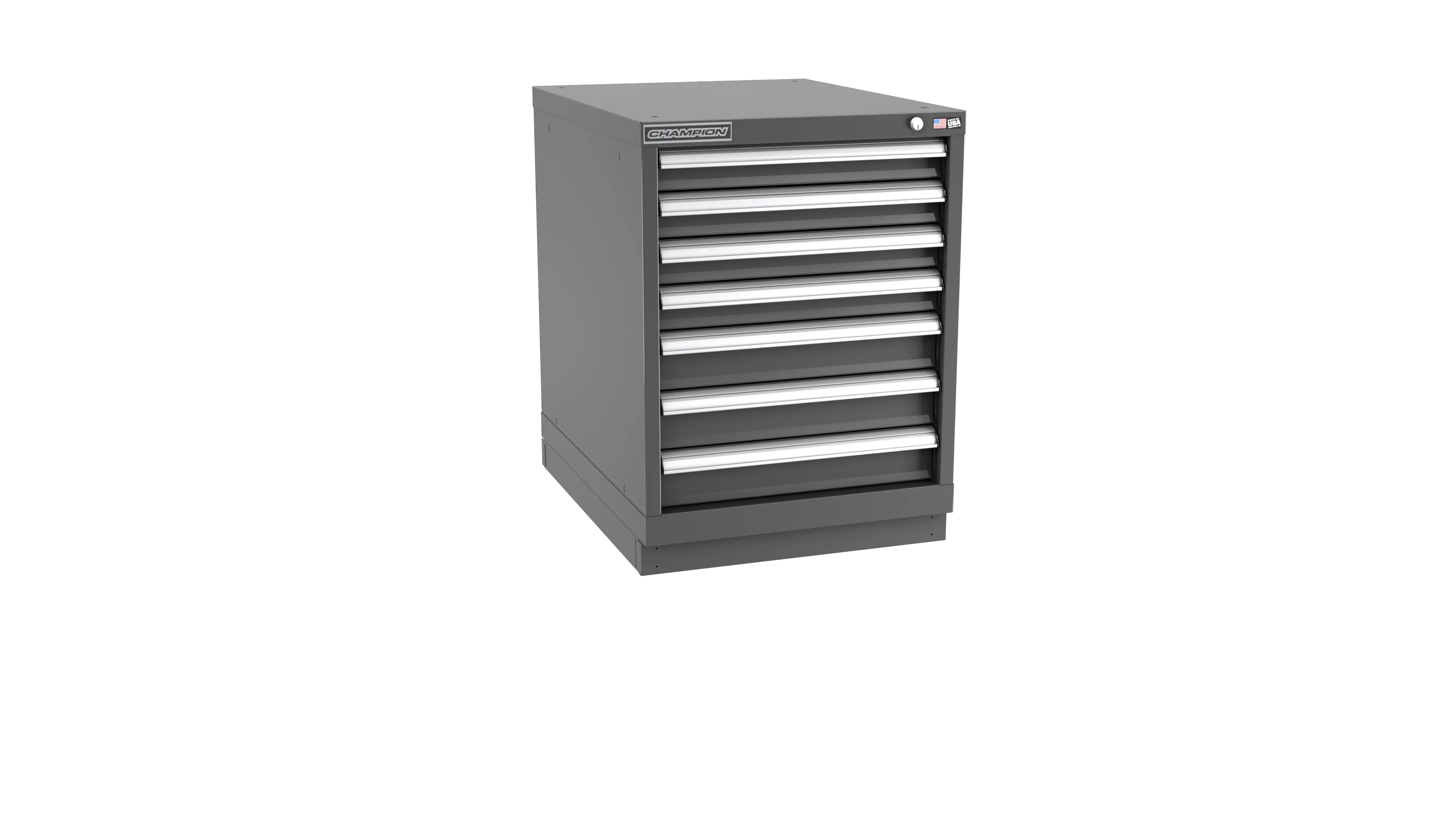 Champion Tool 7-Drawer Modular Cabinet, 22-3/16 W x 29-7/8 H x 22-1/2 D in - CM NWS1200-0701-ILC-FTB Champion Tool Storage