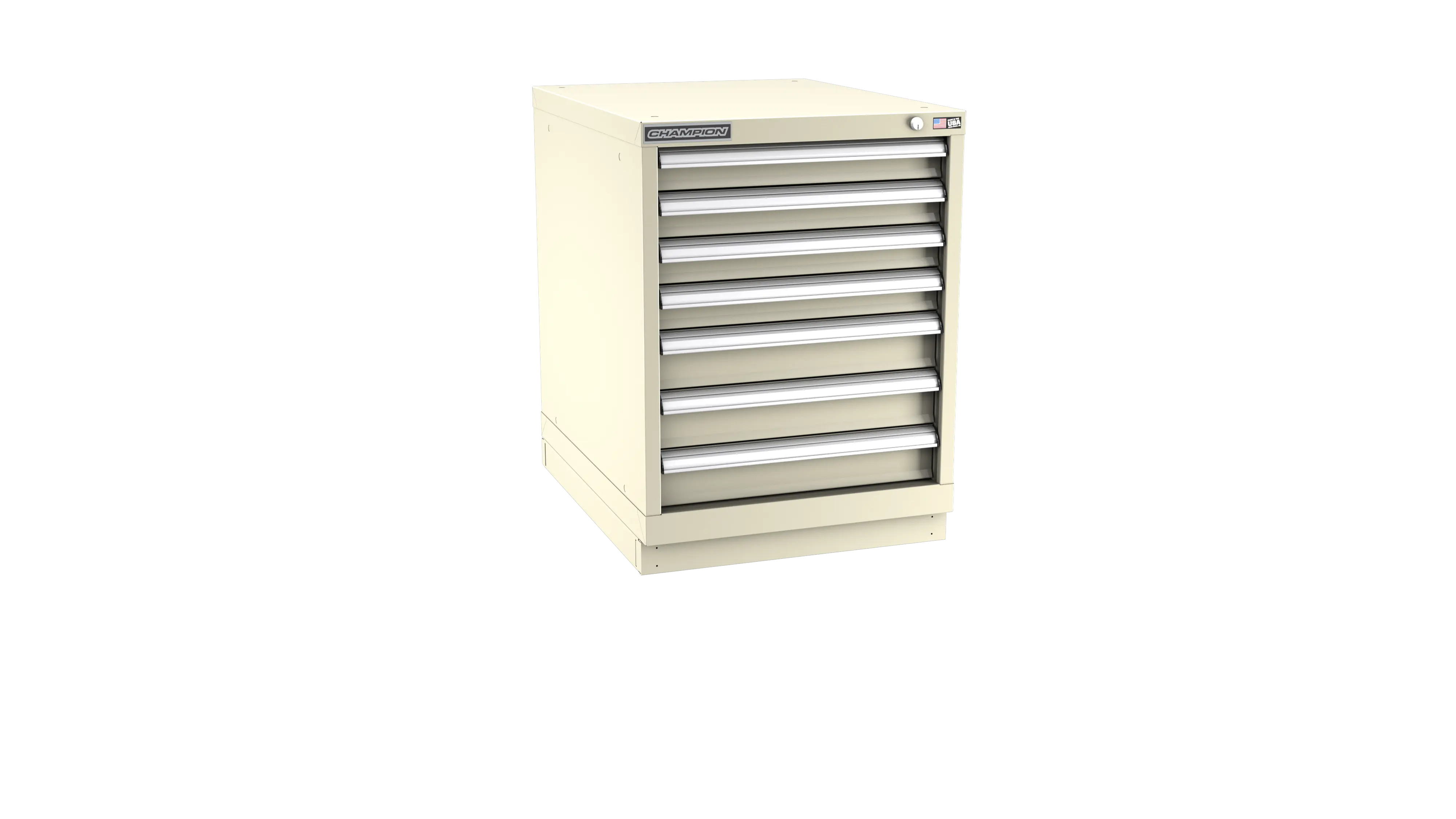 Champion Tool 7-Drawer Modular Cabinet, 22-3/16 W x 29-7/8 H x 22-1/2 D in - CM NWS1200-0701-ILC-FTB Champion Tool Storage