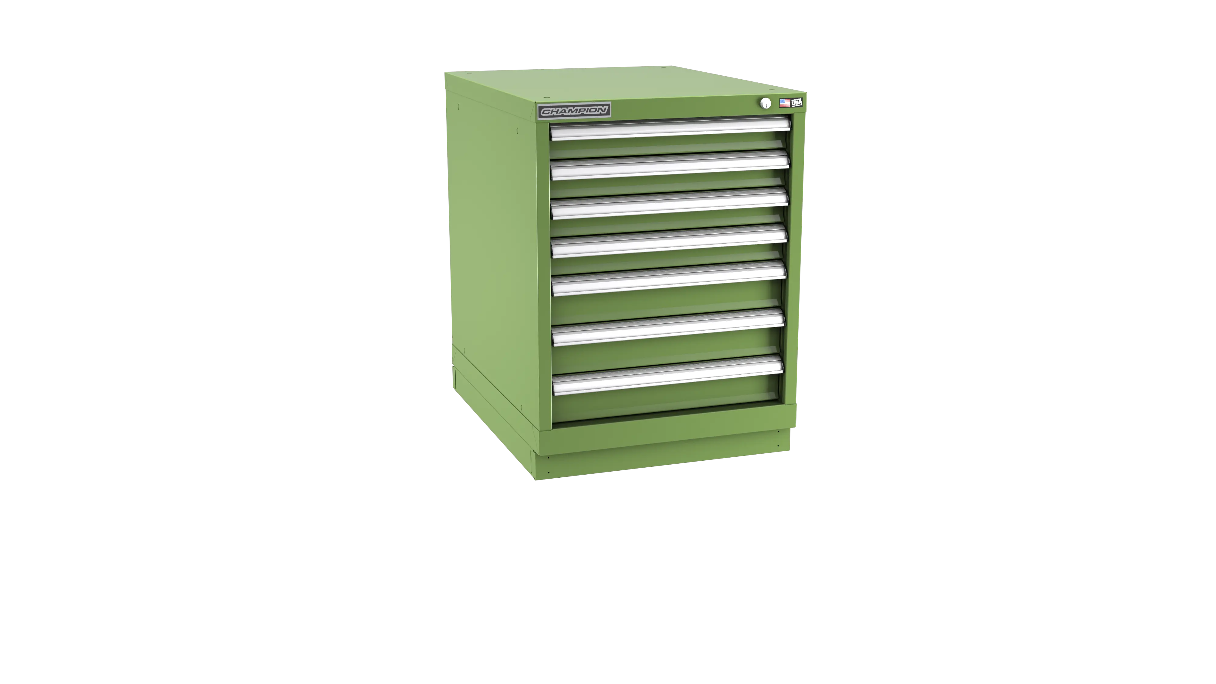Champion Tool 7-Drawer Modular Cabinet, 22-3/16 W x 29-7/8 H x 22-1/2 D in - CM NWS1200-0701-ILC-FTB Champion Tool Storage