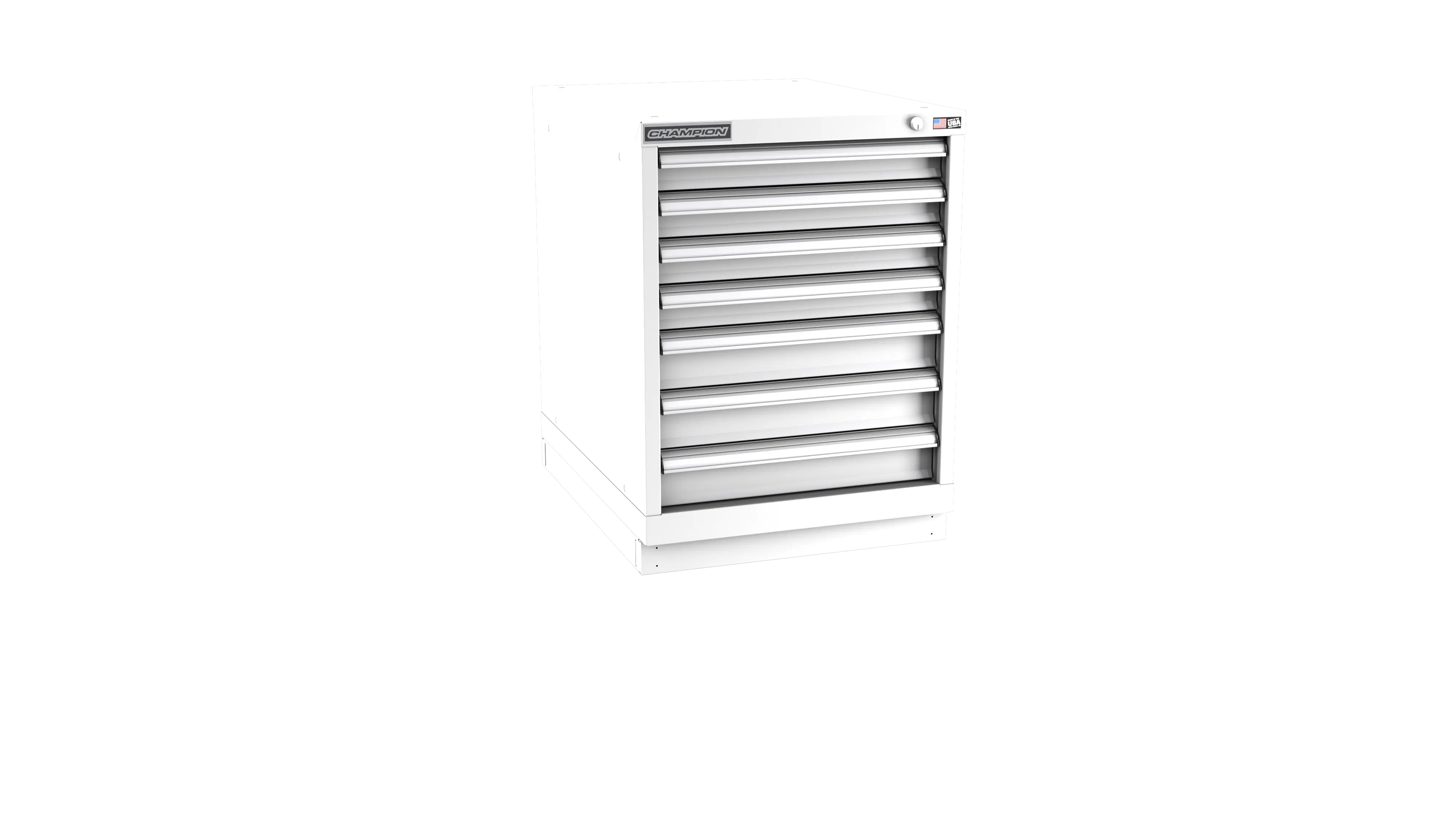 Champion Tool 7-Drawer Modular Cabinet, 22-3/16 W x 29-7/8 H x 22-1/2 D in - CM NWS1200-0701-ILC-FTB Champion Tool Storage