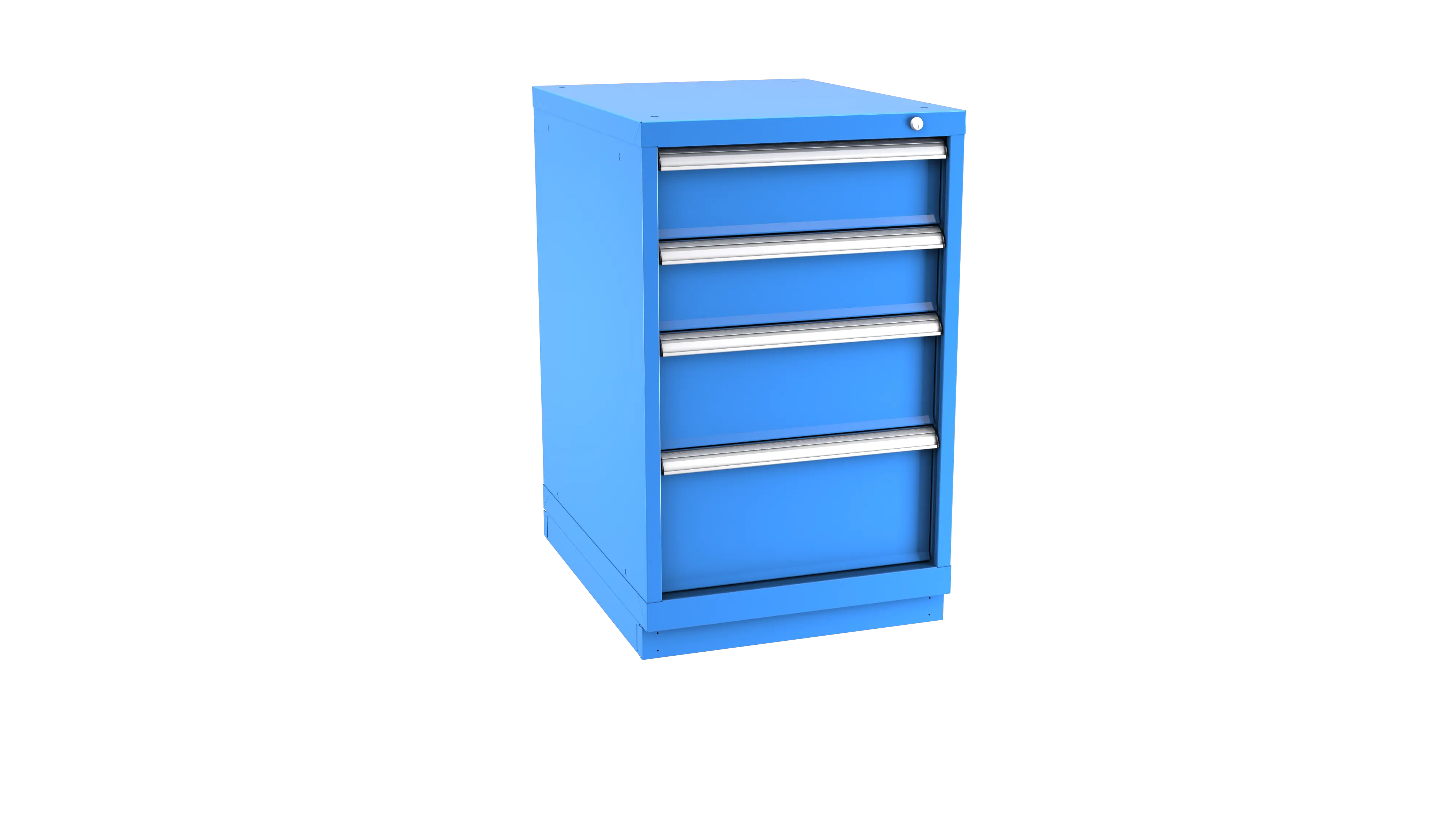 Champion Tool 4-Drawer Metal Modular Storage Cabinet with 29 Internal Compartments, 22-3/16 W x 35-7/8 H x 22-1/2 D in - CM NWS1500-0402-ILC-FTB Champion Tool Storage