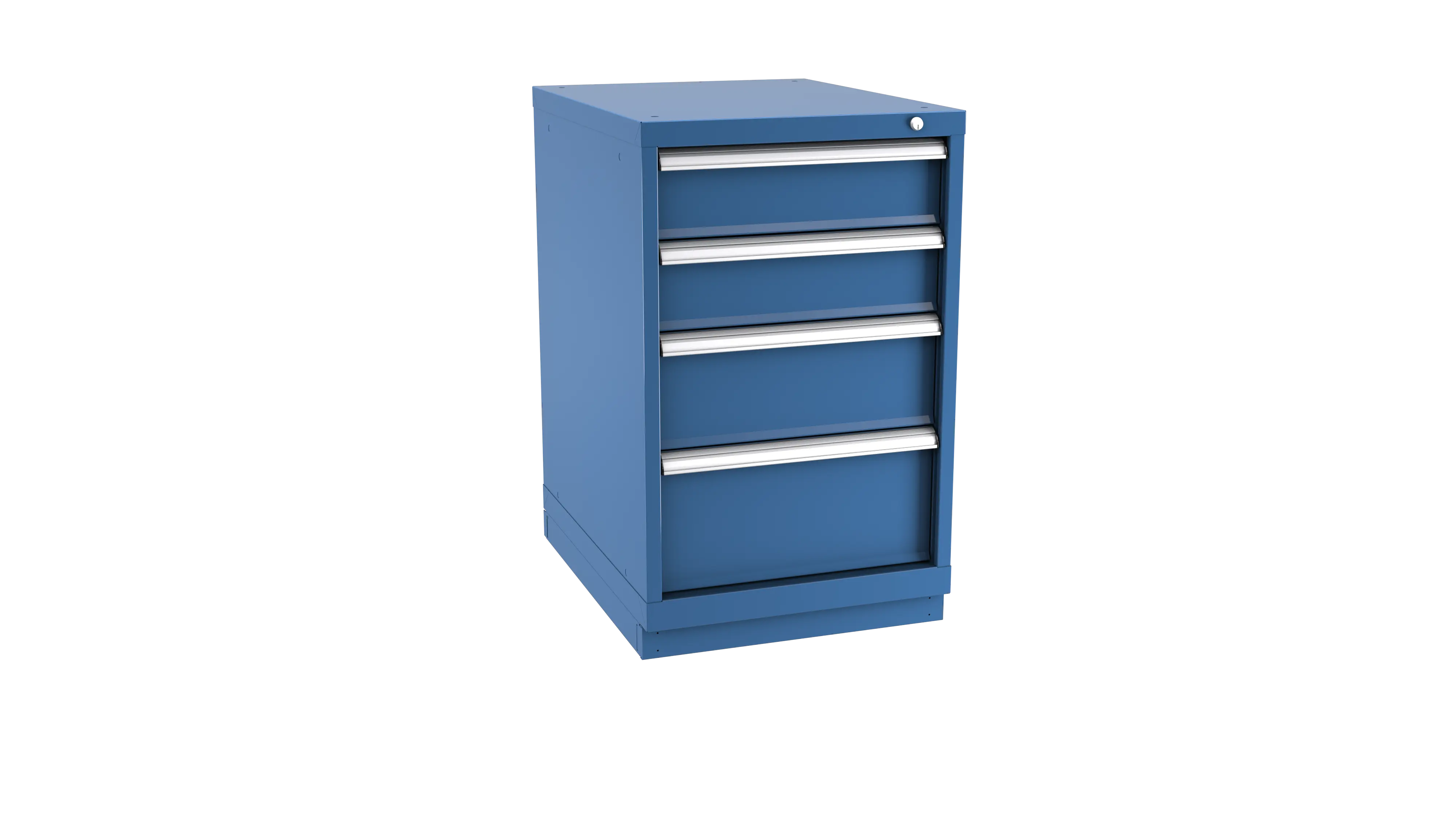 Champion Tool 4-Drawer Metal Modular Storage Cabinet with 29 Internal Compartments, 22-3/16 W x 35-7/8 H x 22-1/2 D in - CM NWS1500-0402-ILC-FTB Champion Tool Storage