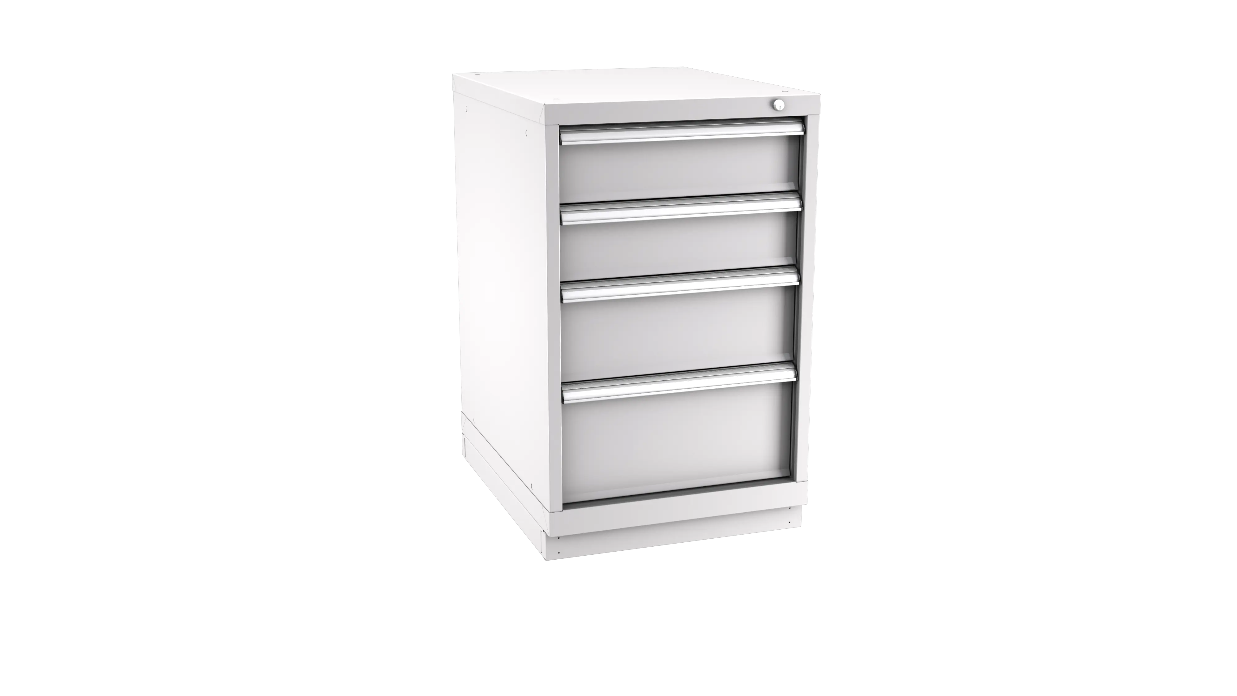 Champion Tool 4-Drawer Metal Modular Storage Cabinet with 29 Internal Compartments, 22-3/16 W x 35-7/8 H x 22-1/2 D in - CM NWS1500-0402-ILC-FTB Champion Tool Storage