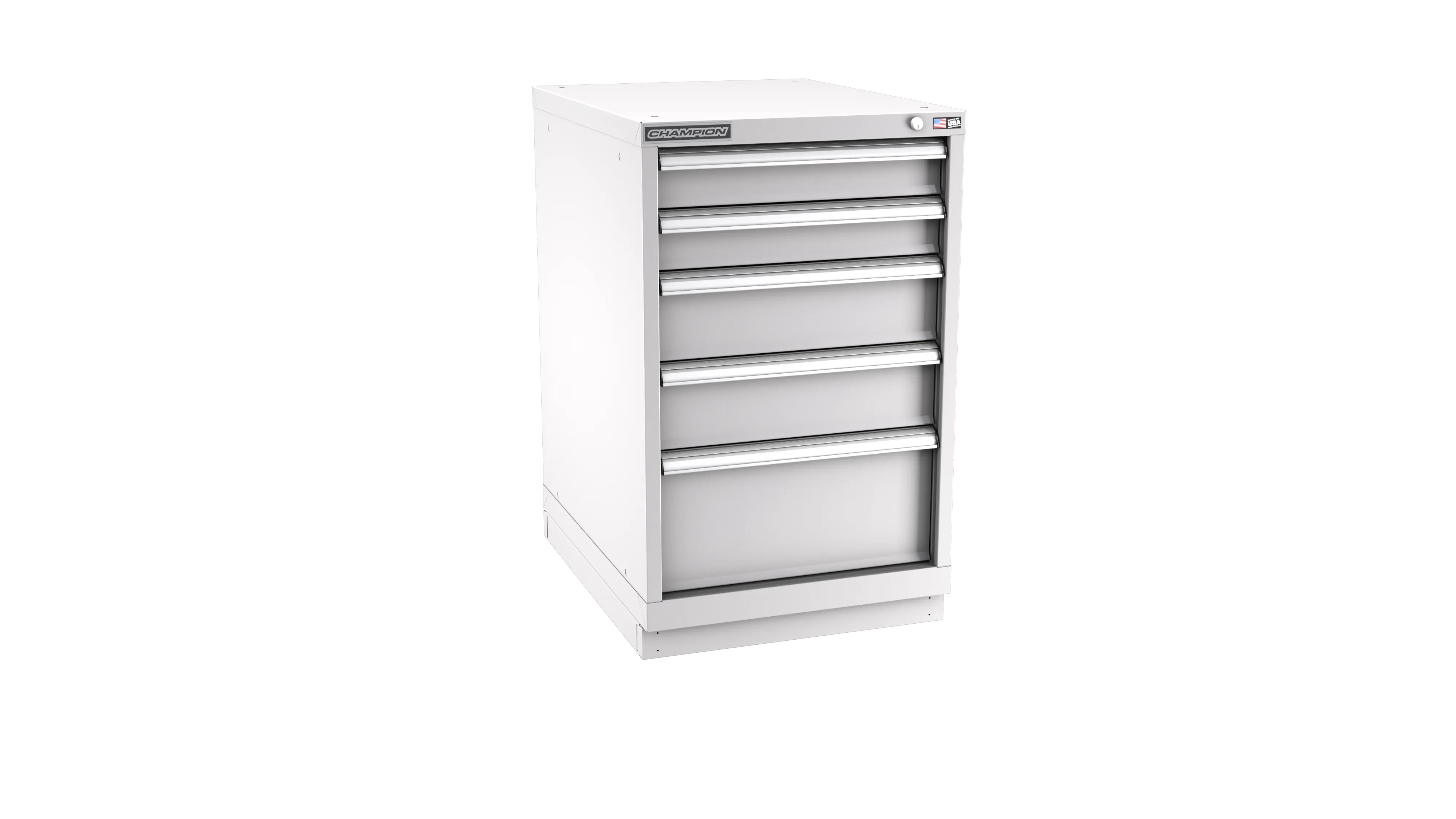 Champion Tool 5-Drawer Modular Cabinet, 22-3/16 W x 35-7/8 H x 22-1/2 D in - CM NWS1500-0501-ILC-FTB Champion Tool Storage