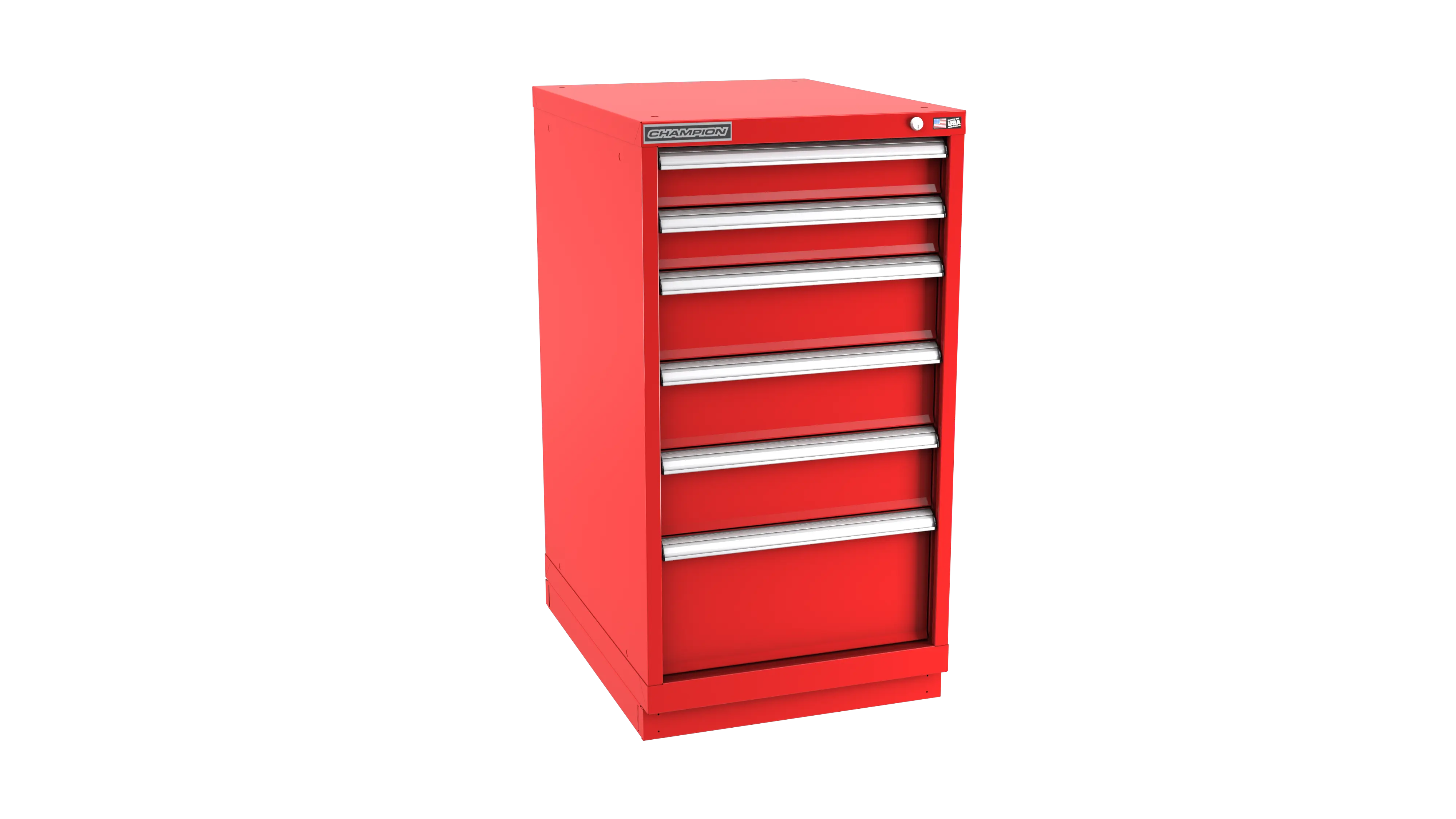 Champion Tool 6-Drawer Modular Cabinet, 22-3/16 W x 41-3/4 H x 22-1/2 D in - CM NWS1800-0601-ILC-FTB Champion Tool Storage