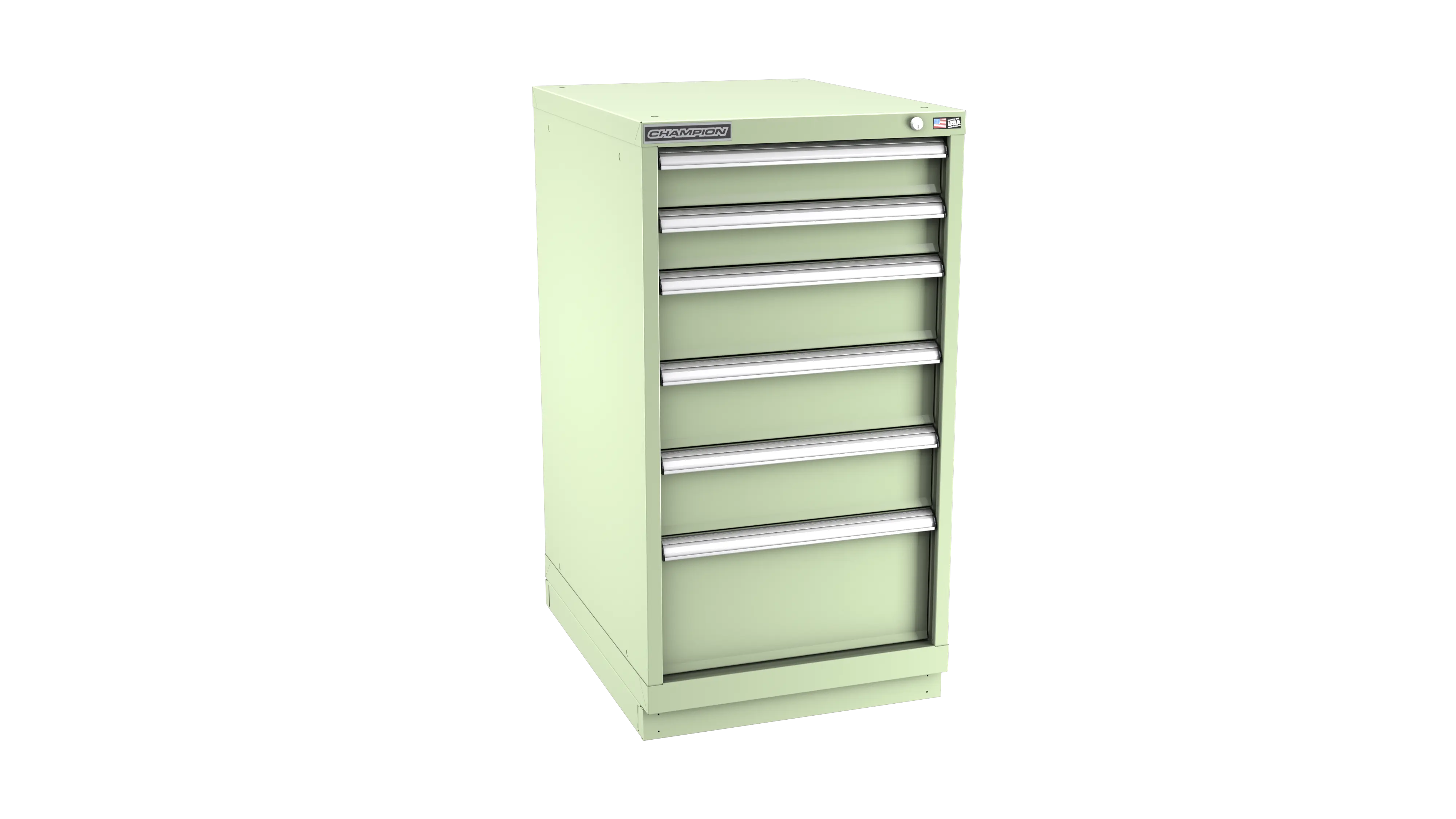 Champion Tool 6-Drawer Modular Cabinet, 22-3/16 W x 41-3/4 H x 22-1/2 D in - CM NWS1800-0601-ILC-FTB Champion Tool Storage