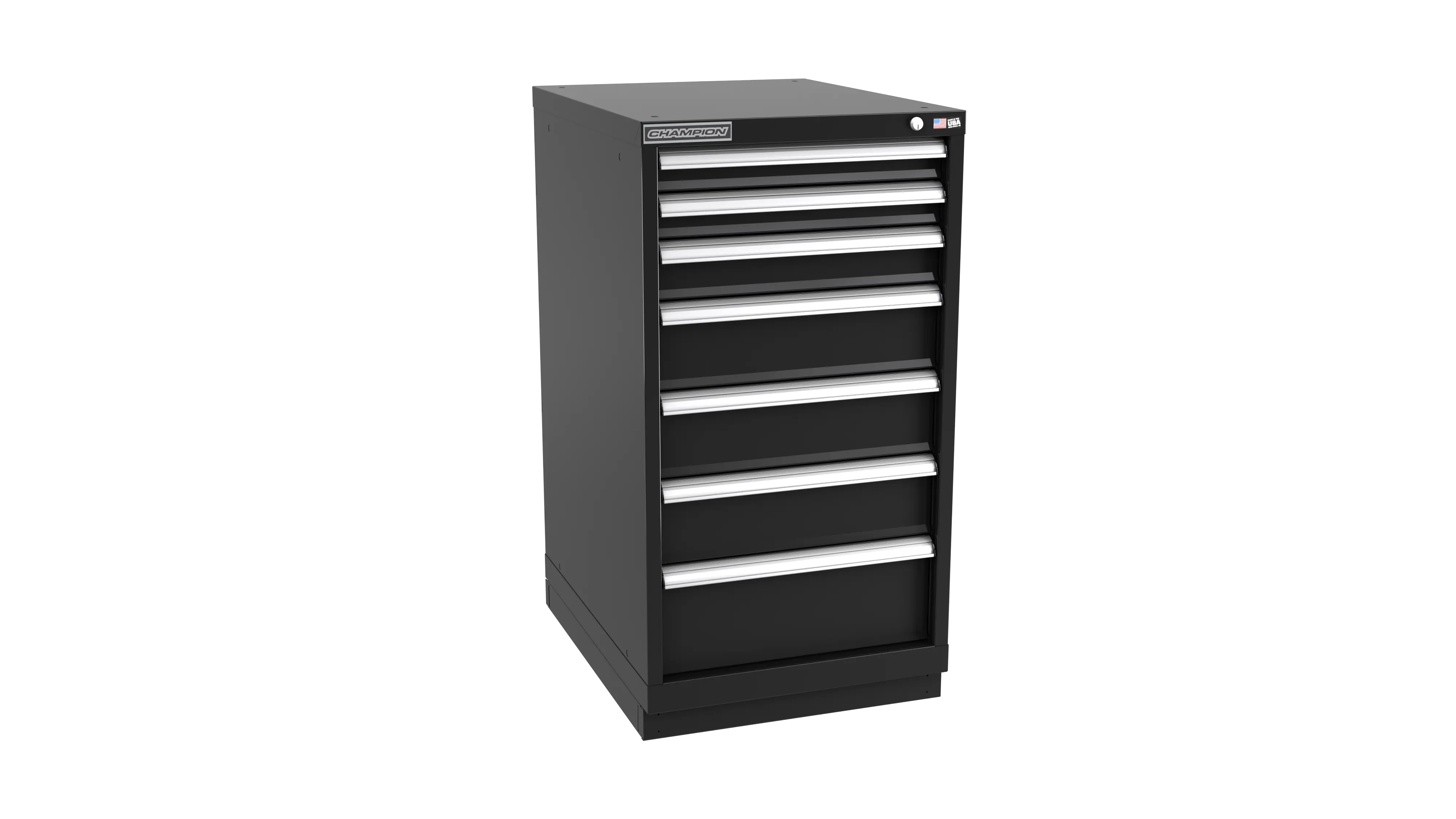 Champion Tool 7-Drawer Modular Cabinet, 22-3/16 W x 41-3/4 H x 22-1/2 D in - CM NWS1800-0701-ILC-FTB Champion Tool Storage