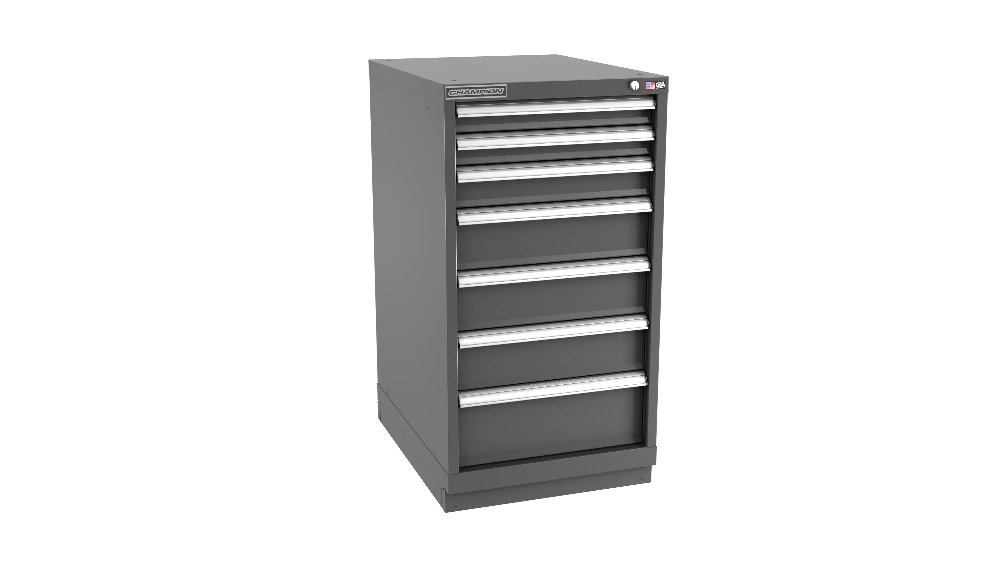 Champion Tool 7-Drawer Modular Cabinet, 22-3/16 W x 41-3/4 H x 22-1/2 D in - CM NWS1800-0701-ILC-FTB Champion Tool Storage