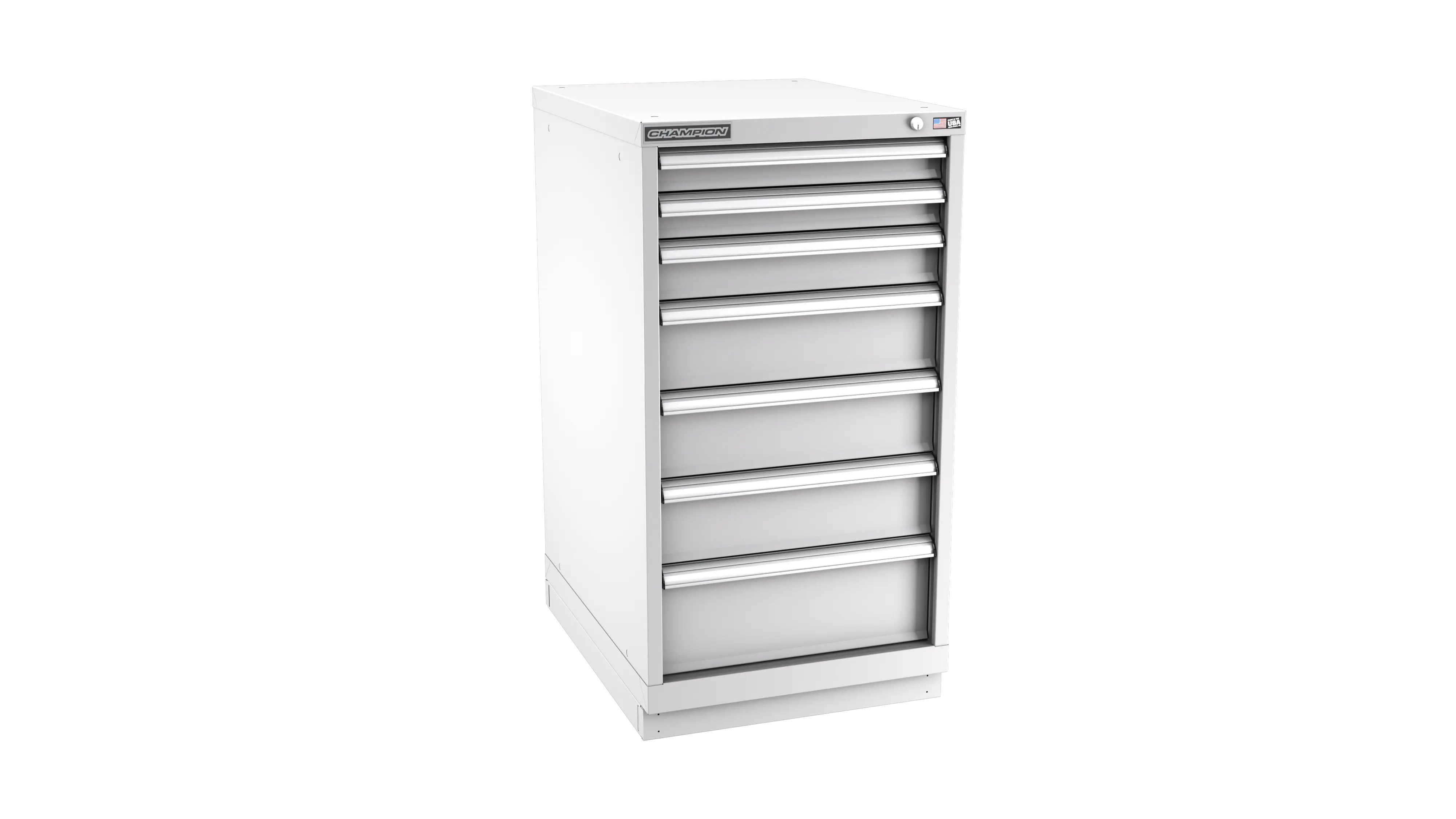 Champion Tool 7-Drawer Modular Cabinet, 22-3/16 W x 41-3/4 H x 22-1/2 D in - CM NWS1800-0701-ILC-FTB Champion Tool Storage