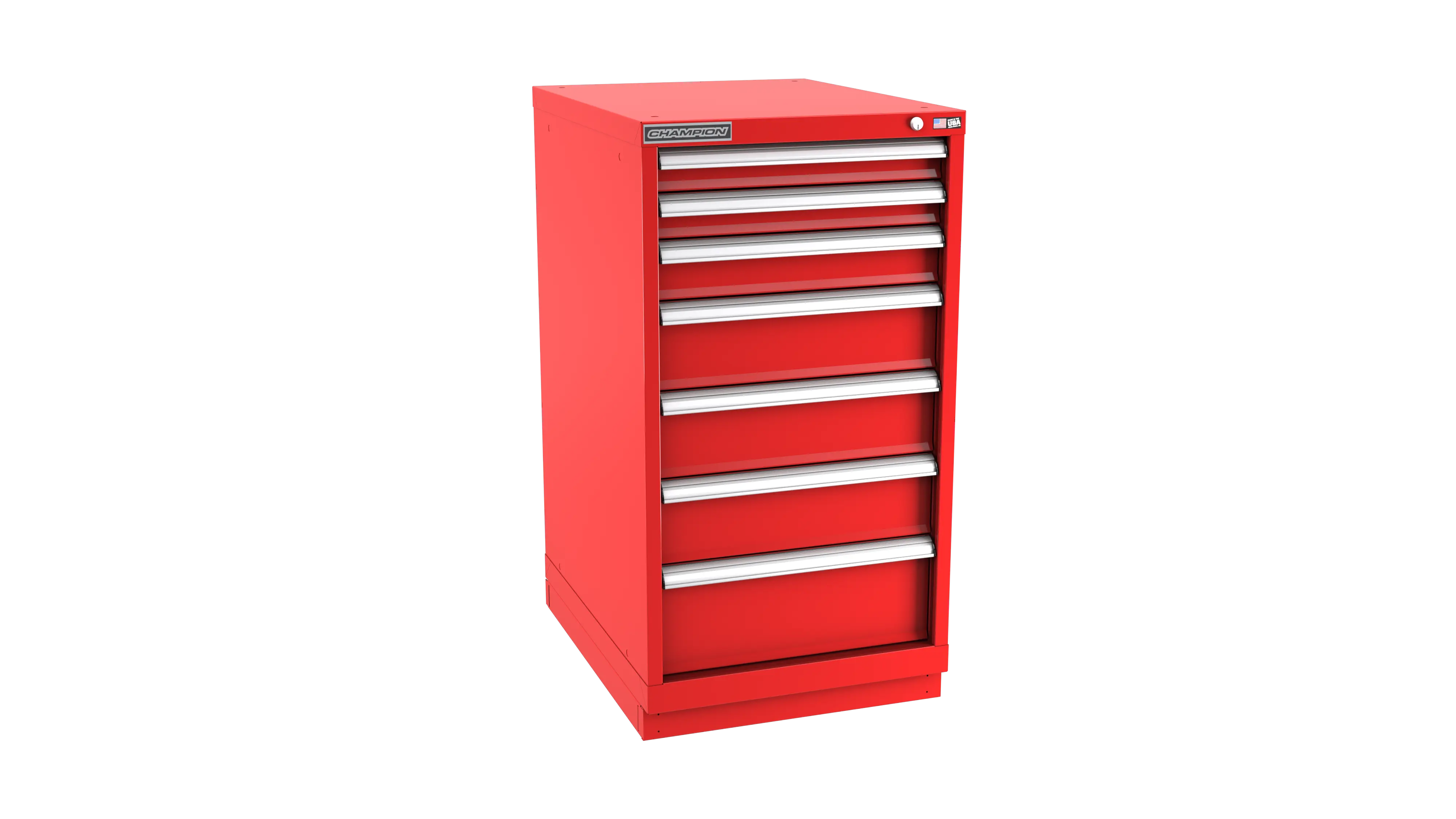 Champion Tool 7-Drawer Modular Cabinet, 22-3/16 W x 41-3/4 H x 22-1/2 D in - CM NWS1800-0701-ILC-FTB Champion Tool Storage