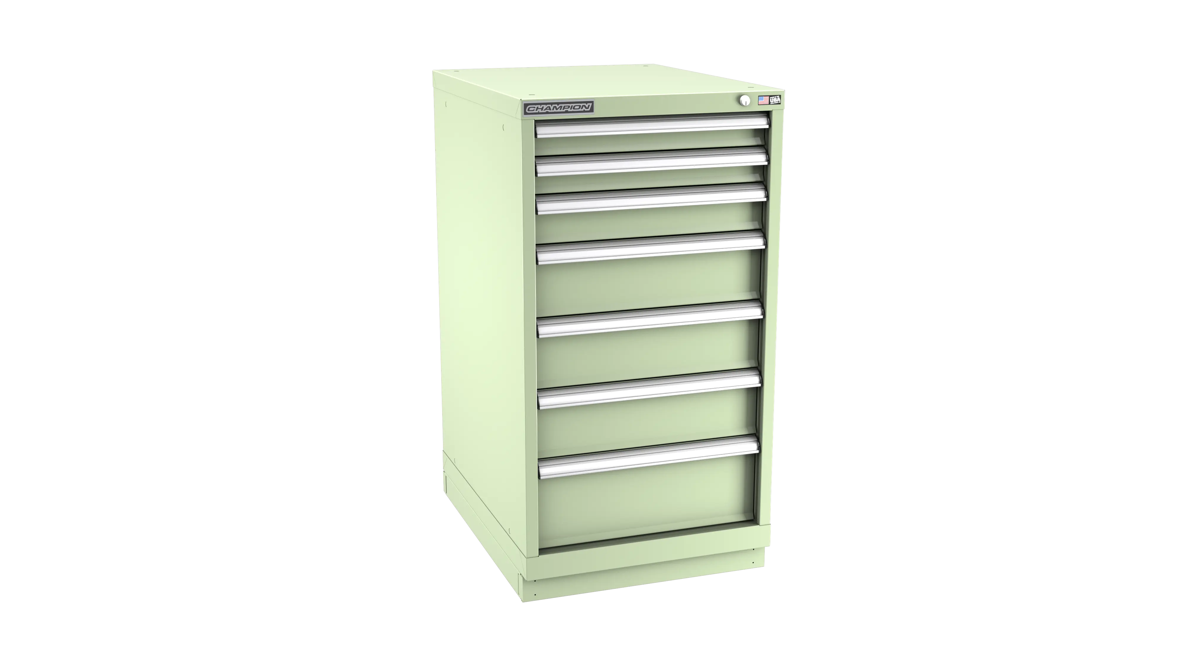 Champion Tool 7-Drawer Modular Cabinet, 22-3/16 W x 41-3/4 H x 22-1/2 D in - CM NWS1800-0701-ILC-FTB Champion Tool Storage