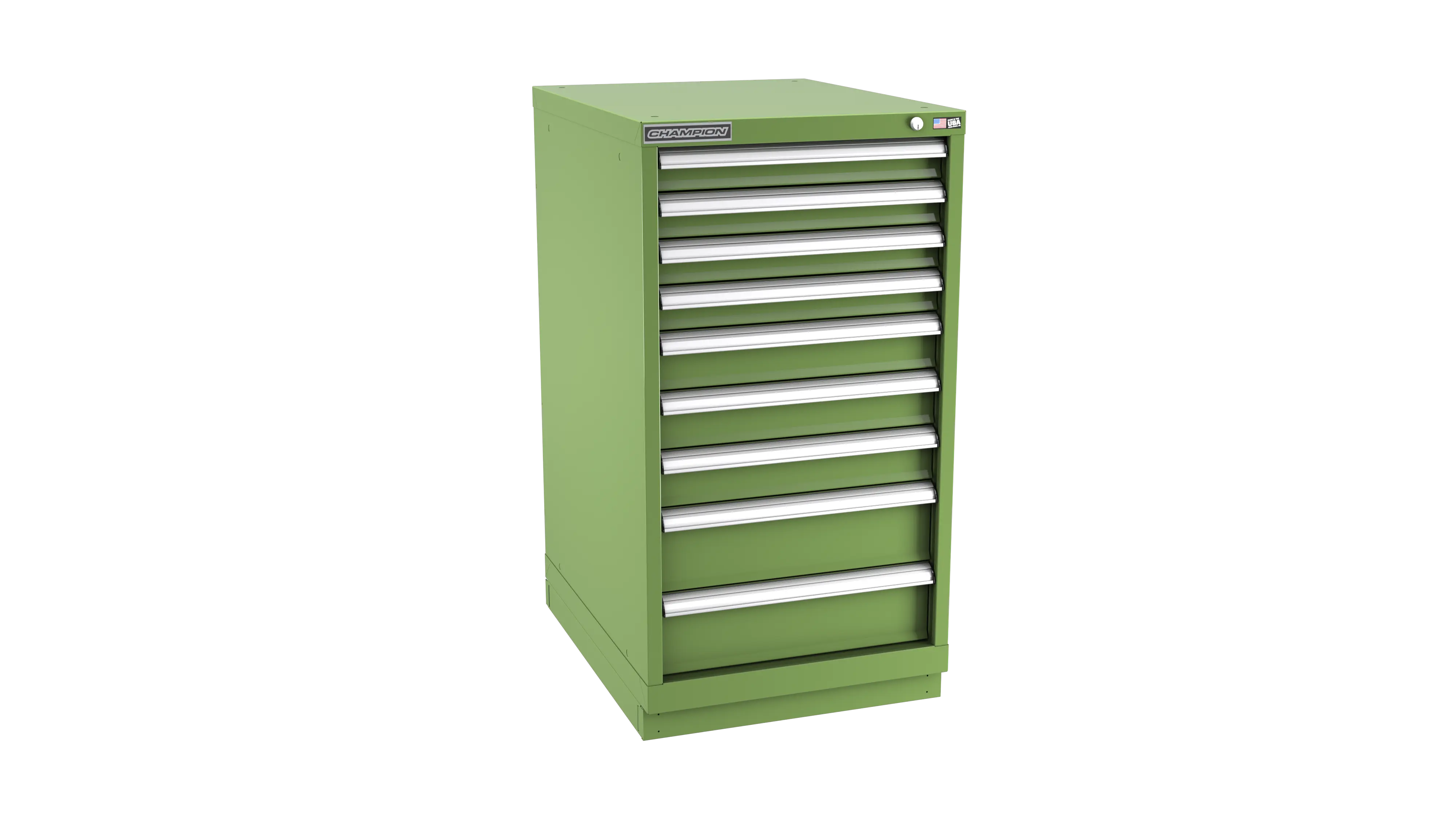 Champion Tool 9-Drawer Modular Cabinet, 22-3/16 W x 41-3/4 H x 22-1/2 D in - CM NWS1800-0901-ILC-FTB Champion Tool Storage