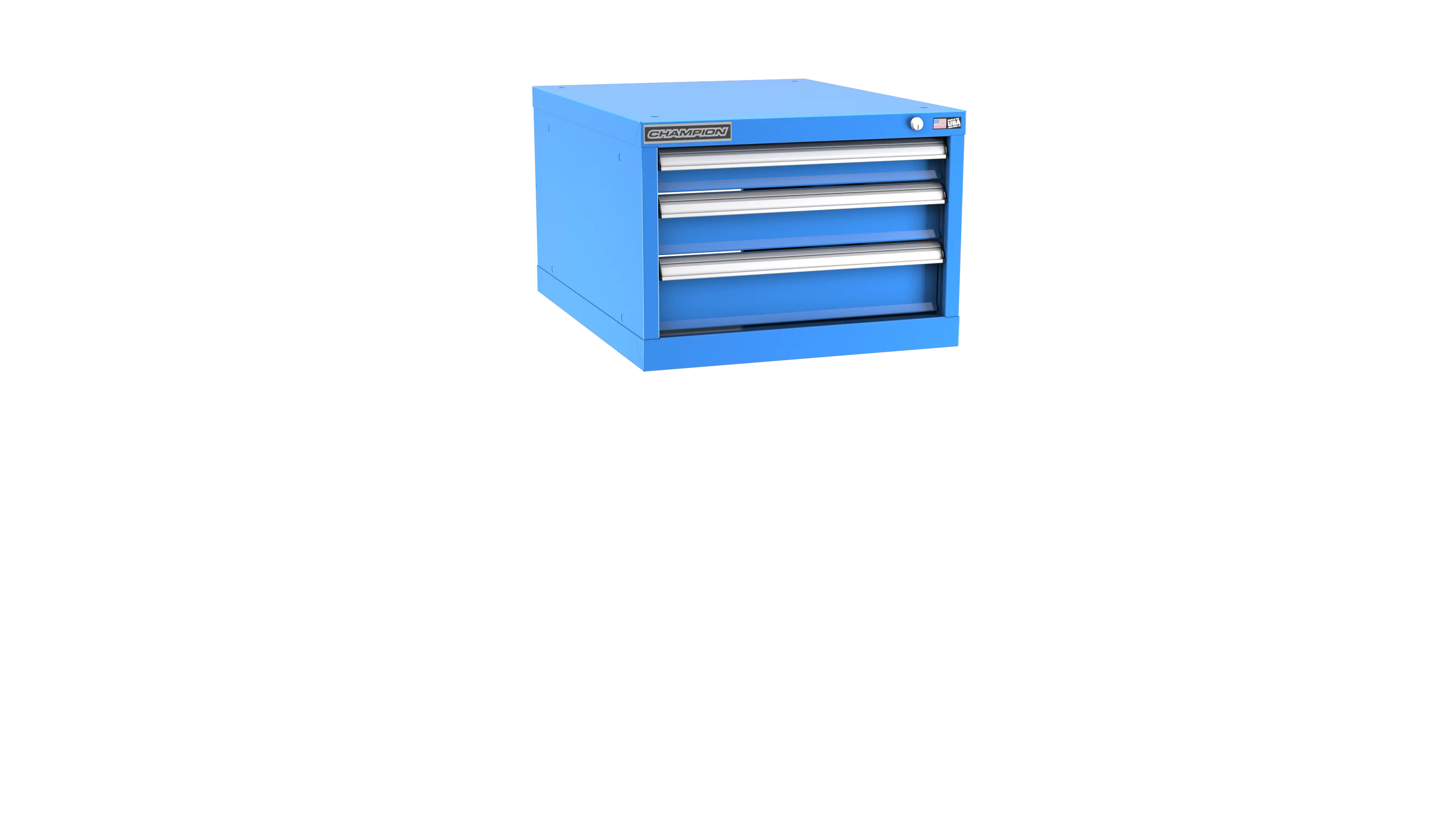 Champion Tool 3-Drawer Modular Cabinet, 22-3/16 W x 15-3/4 H x 22-1/2 D in - CM NWS600-0301-ILC Champion Tool Storage