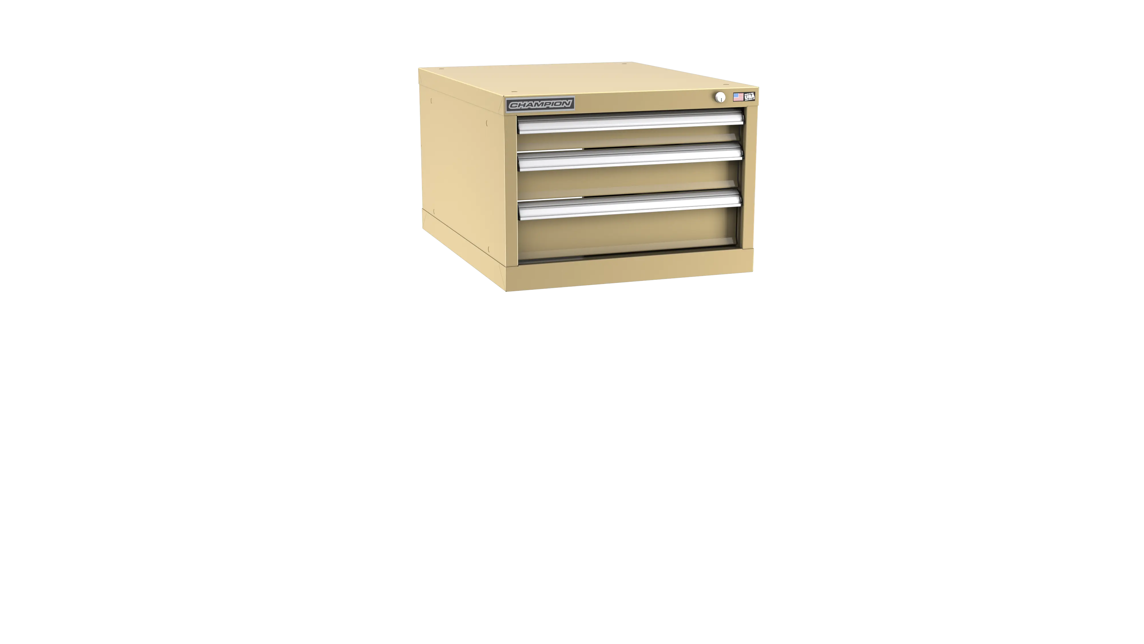 Champion Tool 3-Drawer Modular Cabinet, 22-3/16 W x 15-3/4 H x 22-1/2 D in - CM NWS600-0301-ILC Champion Tool Storage