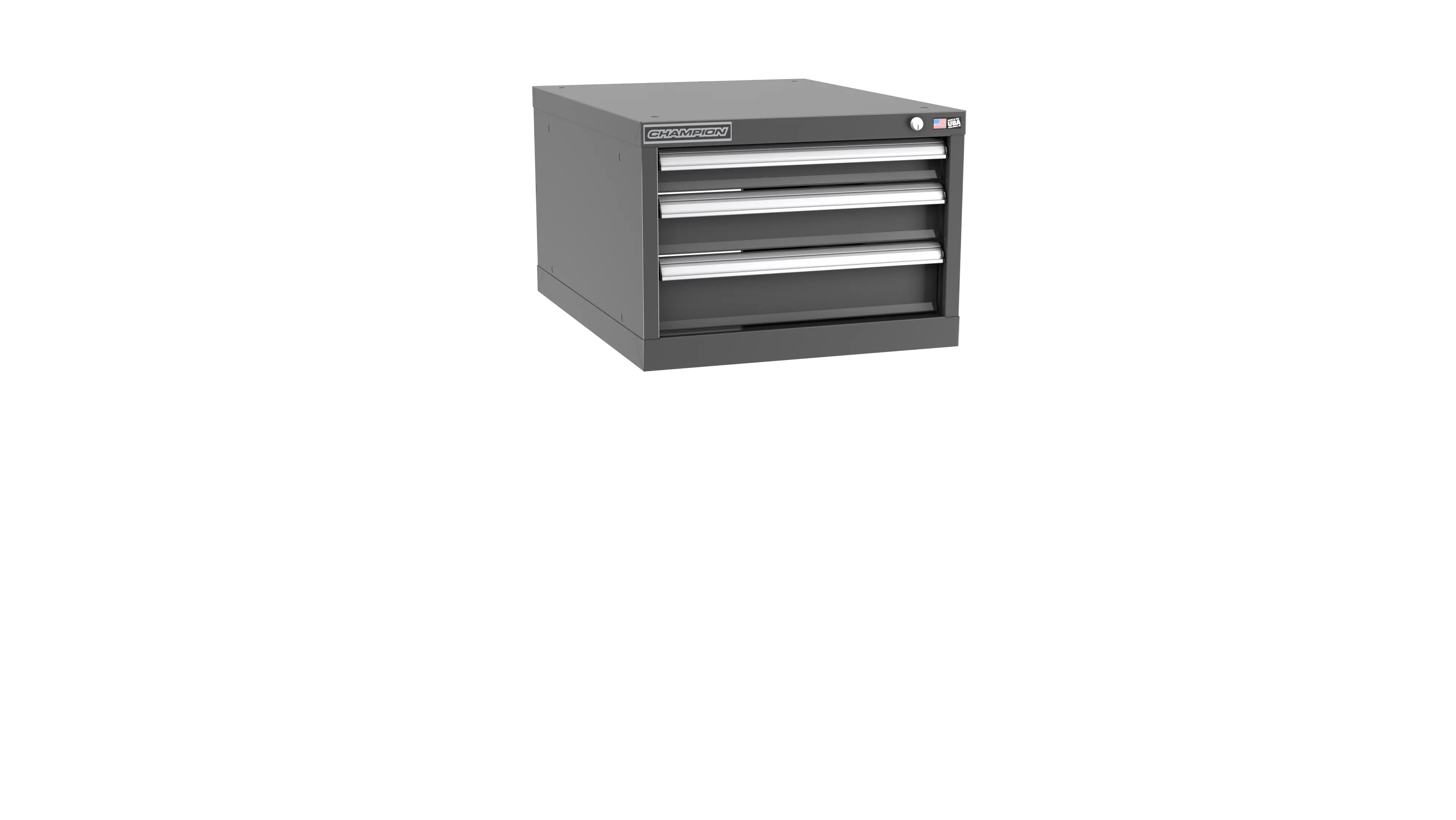 Champion Tool 3-Drawer Modular Cabinet, 22-3/16 W x 15-3/4 H x 22-1/2 D in - CM NWS600-0301-ILC Champion Tool Storage