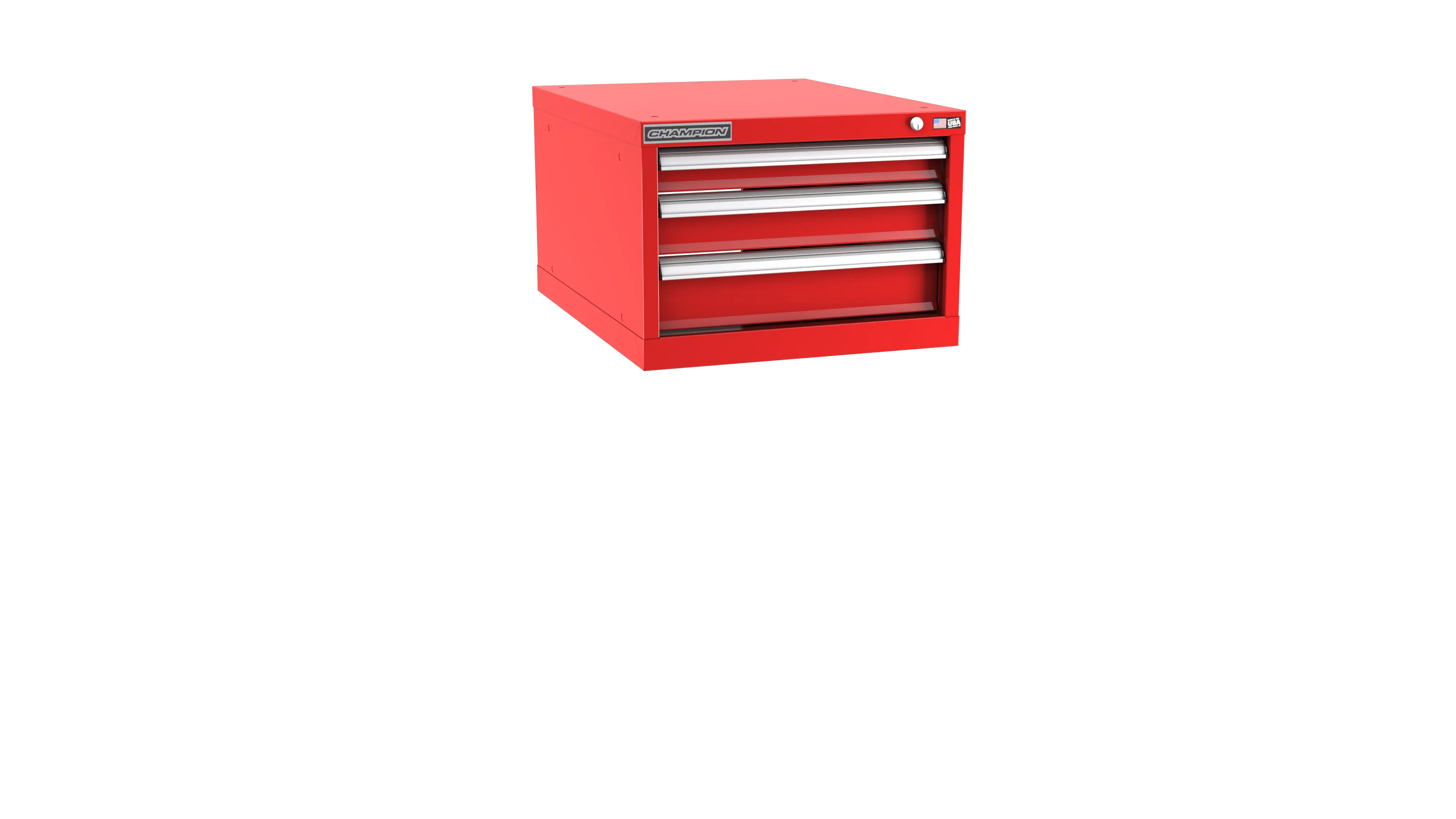 Champion Tool 3-Drawer Modular Cabinet, 22-3/16 W x 15-3/4 H x 22-1/2 D in - CM NWS600-0301-ILC Champion Tool Storage
