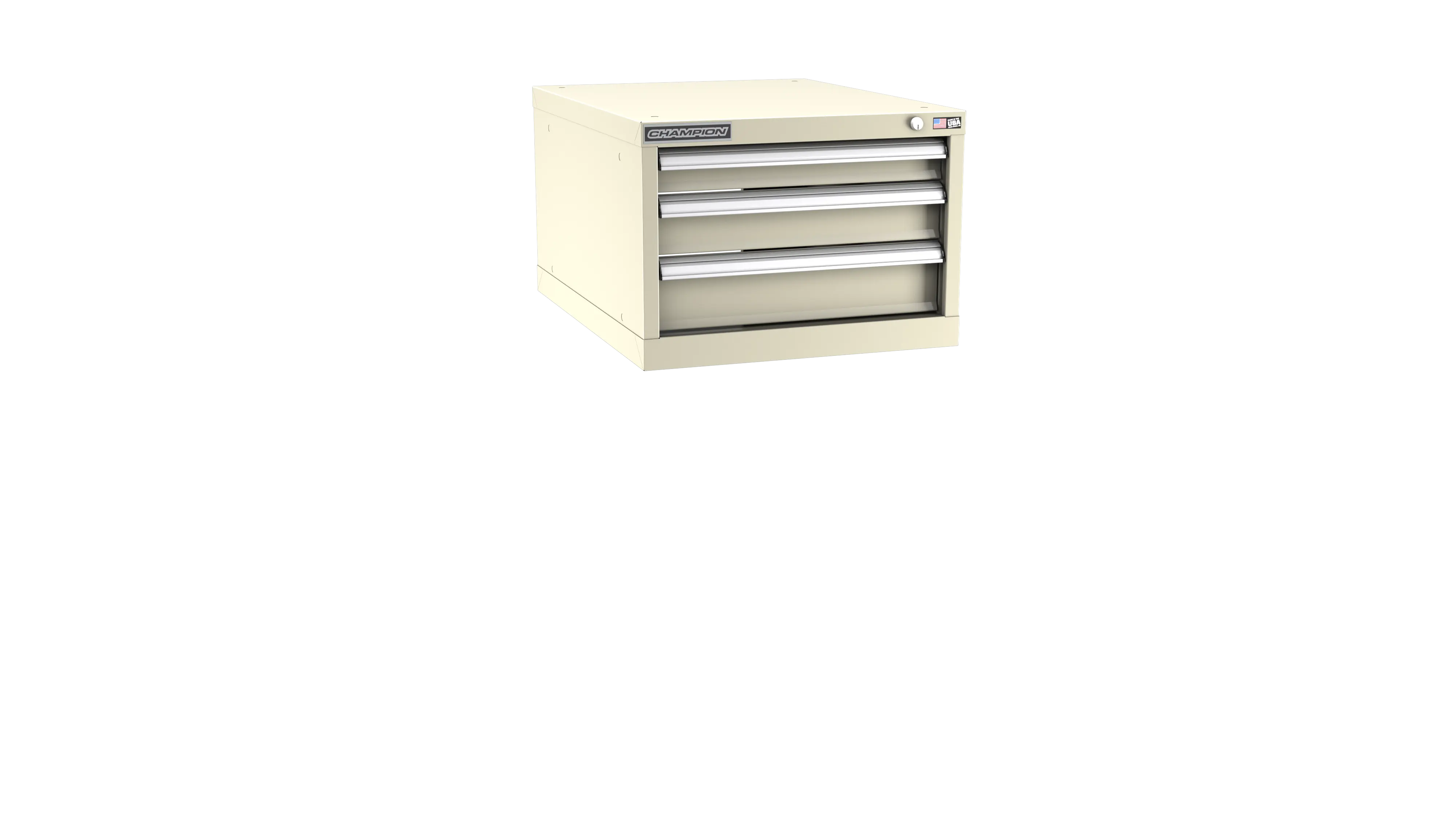 Champion Tool 3-Drawer Modular Cabinet, 22-3/16 W x 15-3/4 H x 22-1/2 D in - CM NWS600-0301-ILC Champion Tool Storage