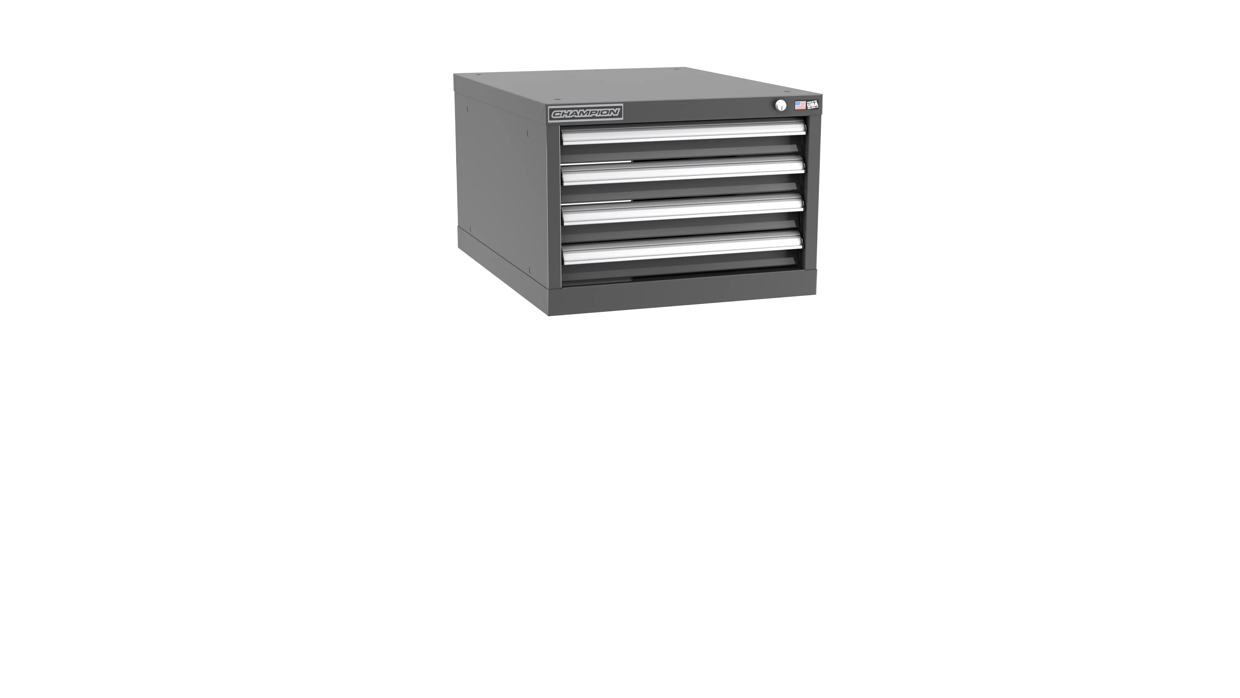 Champion Tool 4-Drawer Modular Cabinet, 22-3/16 W x 15-3/4 H x 22-1/2 D in - CM NWS600-0401-ILC Champion Tool Storage
