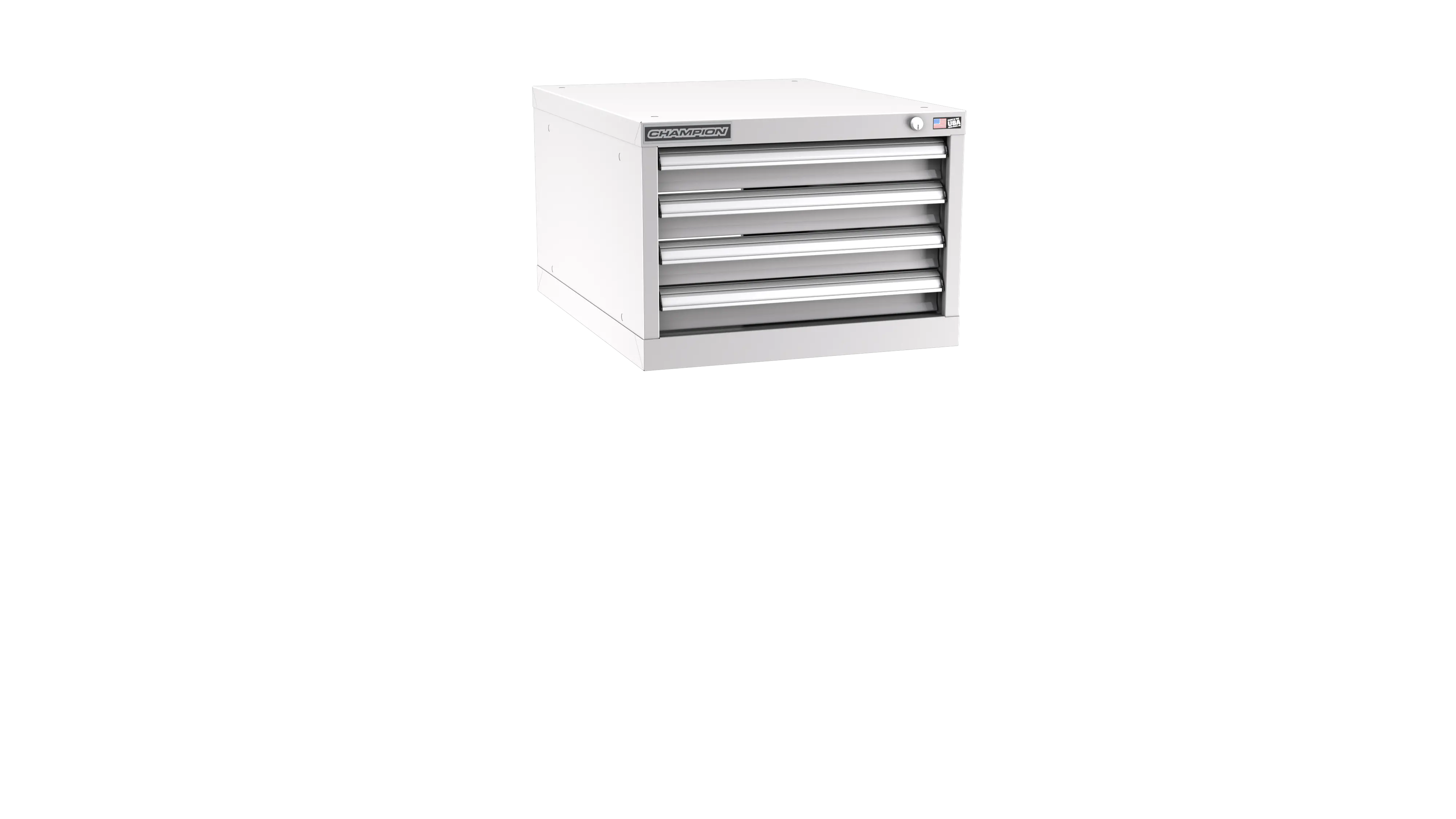 Champion Tool 4-Drawer Modular Cabinet, 22-3/16 W x 15-3/4 H x 22-1/2 D in - CM NWS600-0401-ILC Champion Tool Storage