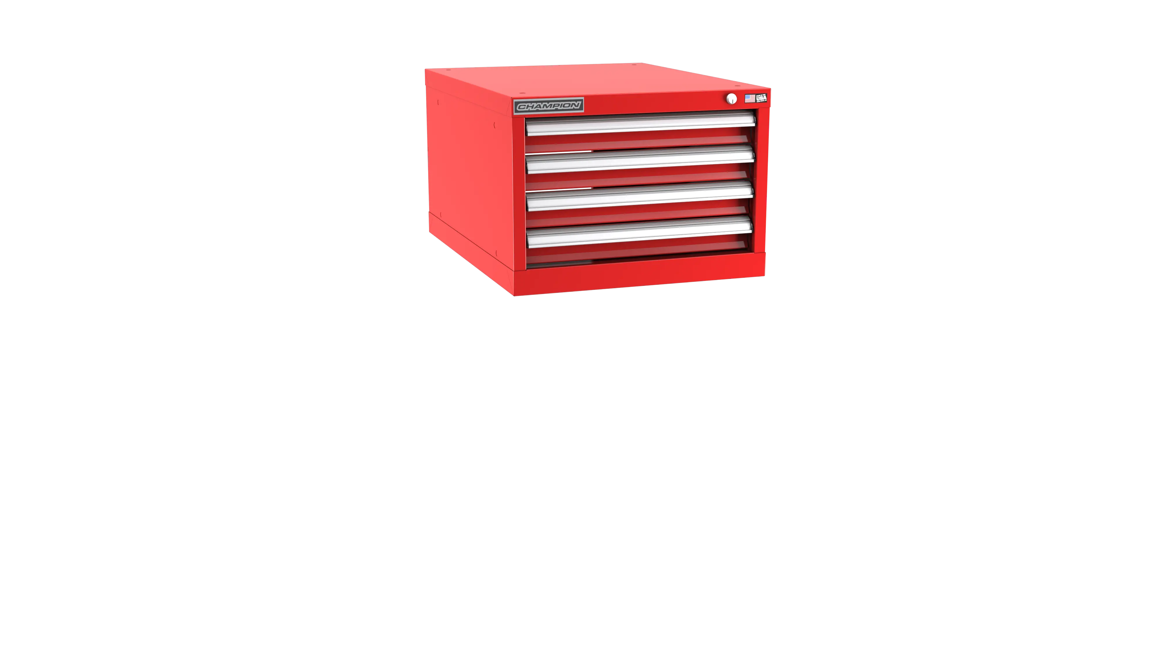 Champion Tool 4-Drawer Modular Cabinet, 22-3/16 W x 15-3/4 H x 22-1/2 D in - CM NWS600-0401-ILC Champion Tool Storage