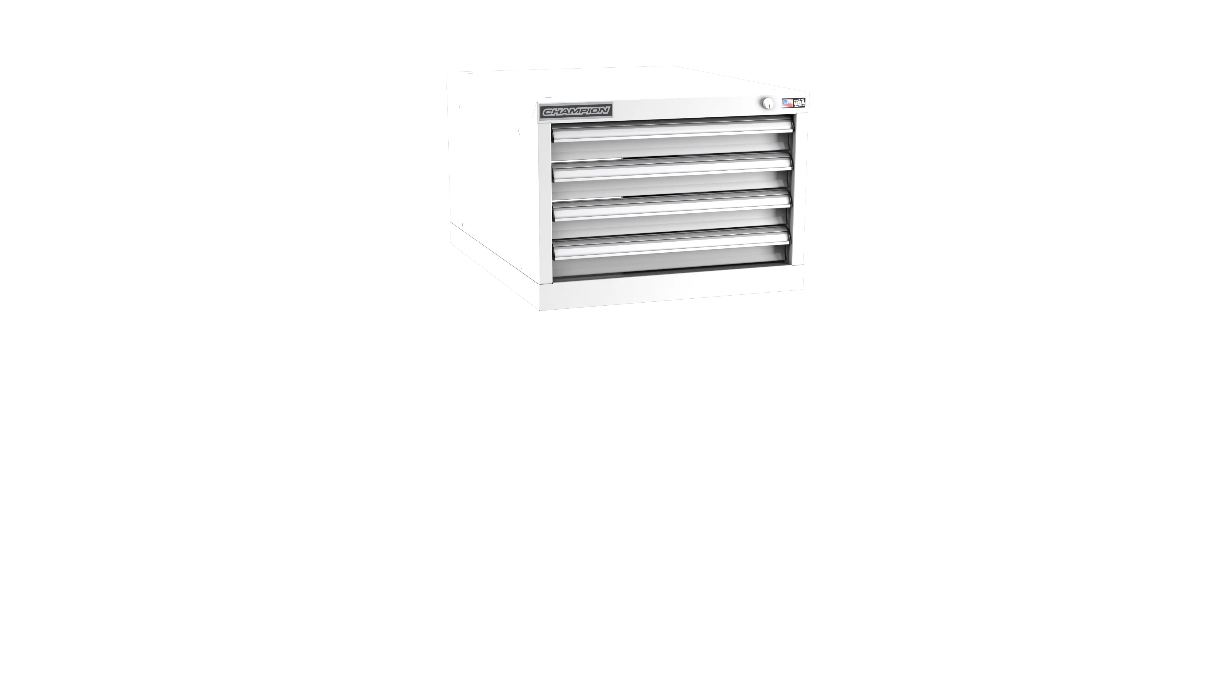 Champion Tool 4-Drawer Modular Cabinet, 22-3/16 W x 15-3/4 H x 22-1/2 D in - CM NWS600-0401-ILC Champion Tool Storage