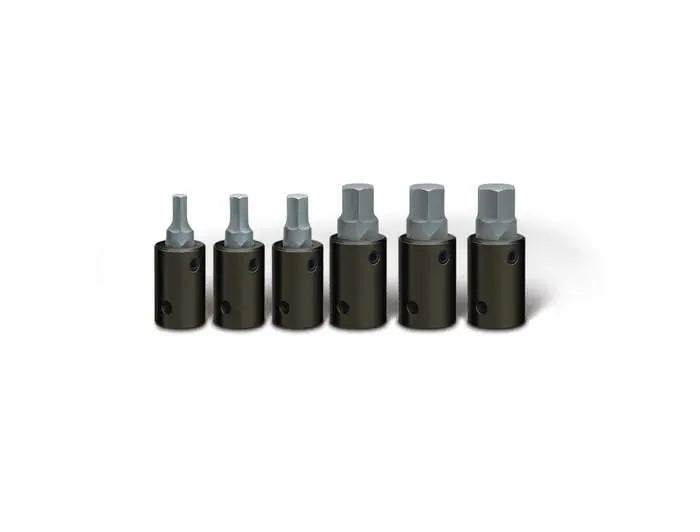 Wright Tool 6 Piece 1/2 in Drive Standard Metric Hex Bit Impact Socket Set, 6 - 17mm - WT 455 Socket Set Wright Tool