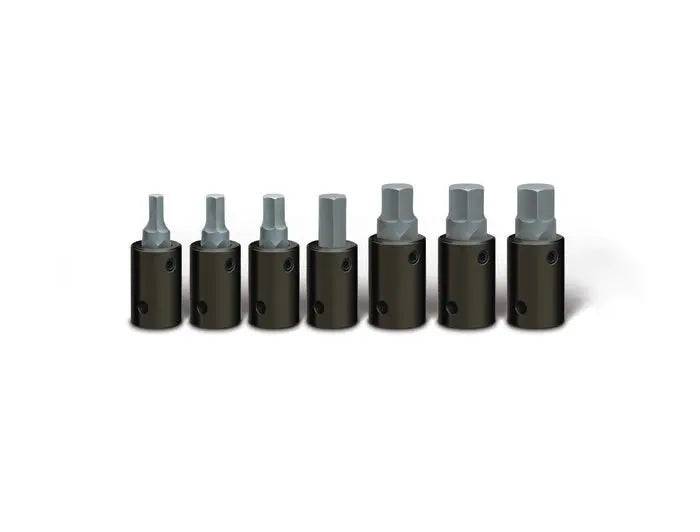 Wright Tool 7 Piece 1/2 in Drive 6-Point SAE Black Oxide Hex Bit Impact Socket Set, 1/4 - 5/8 in - WT 403 Socket Set Wright Tool
