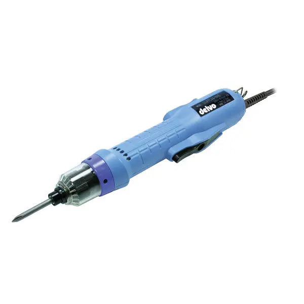 Nitto Kohki-Delvo DLV8134-LKU Inline Electric Screwdriver, 4.4 - 15 in lbs, 900 rpm, Push-to-Start Nitto Kohki