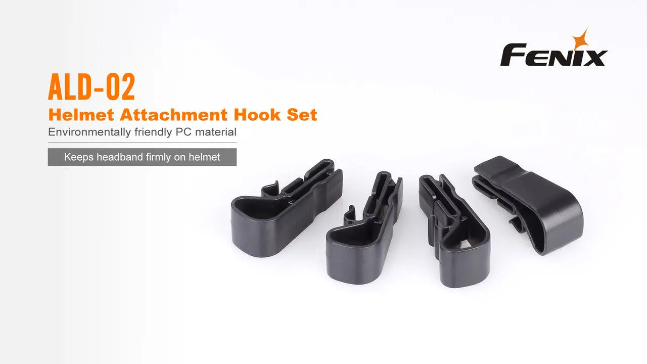 Fenix Set of 4 Helmet Attachment Hook - F FX-ALD02 Fenix
