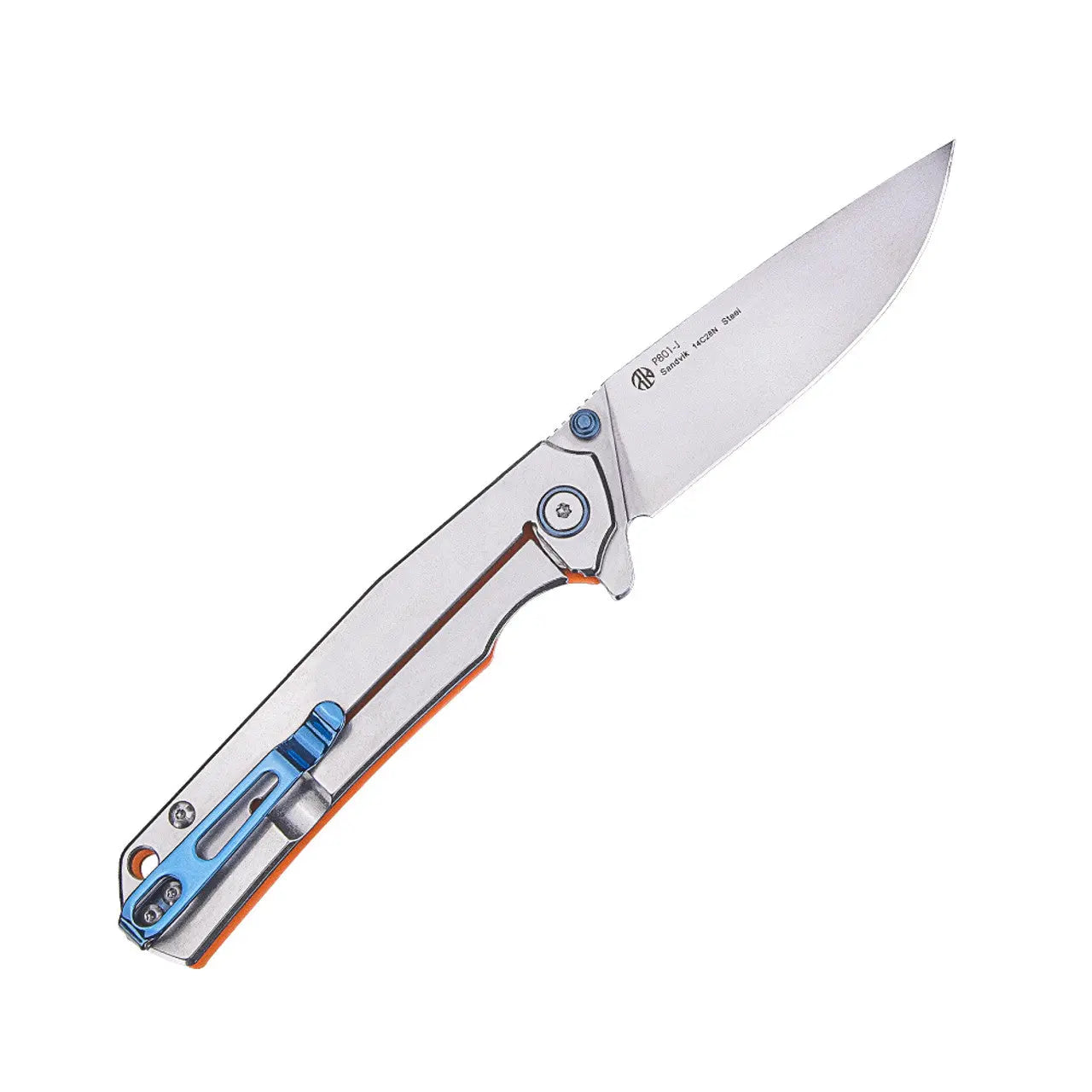 Fenix Ruike Orange and Silver Folding Knife - F RK-P801-J Fenix