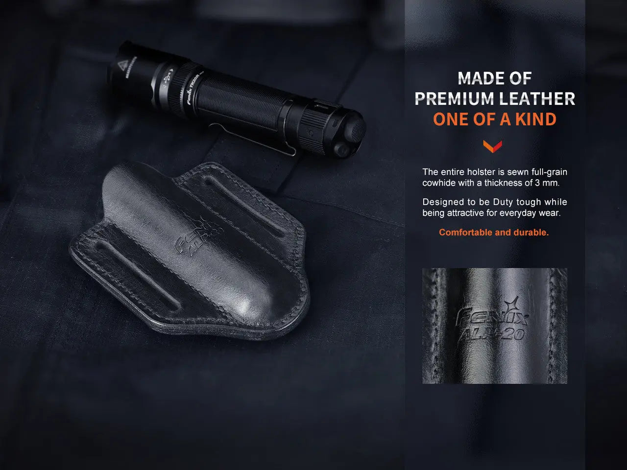 Fenix Open-Top Leather Holster - F FX-ALP20 Fenix