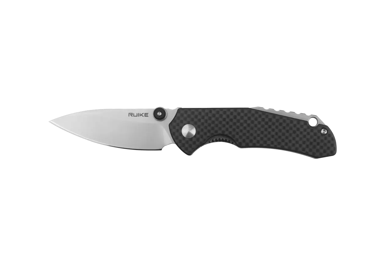 Fenix Ruike Black Carbon Fiber Front-Flipper Knife - F RK-P671CB Fenix